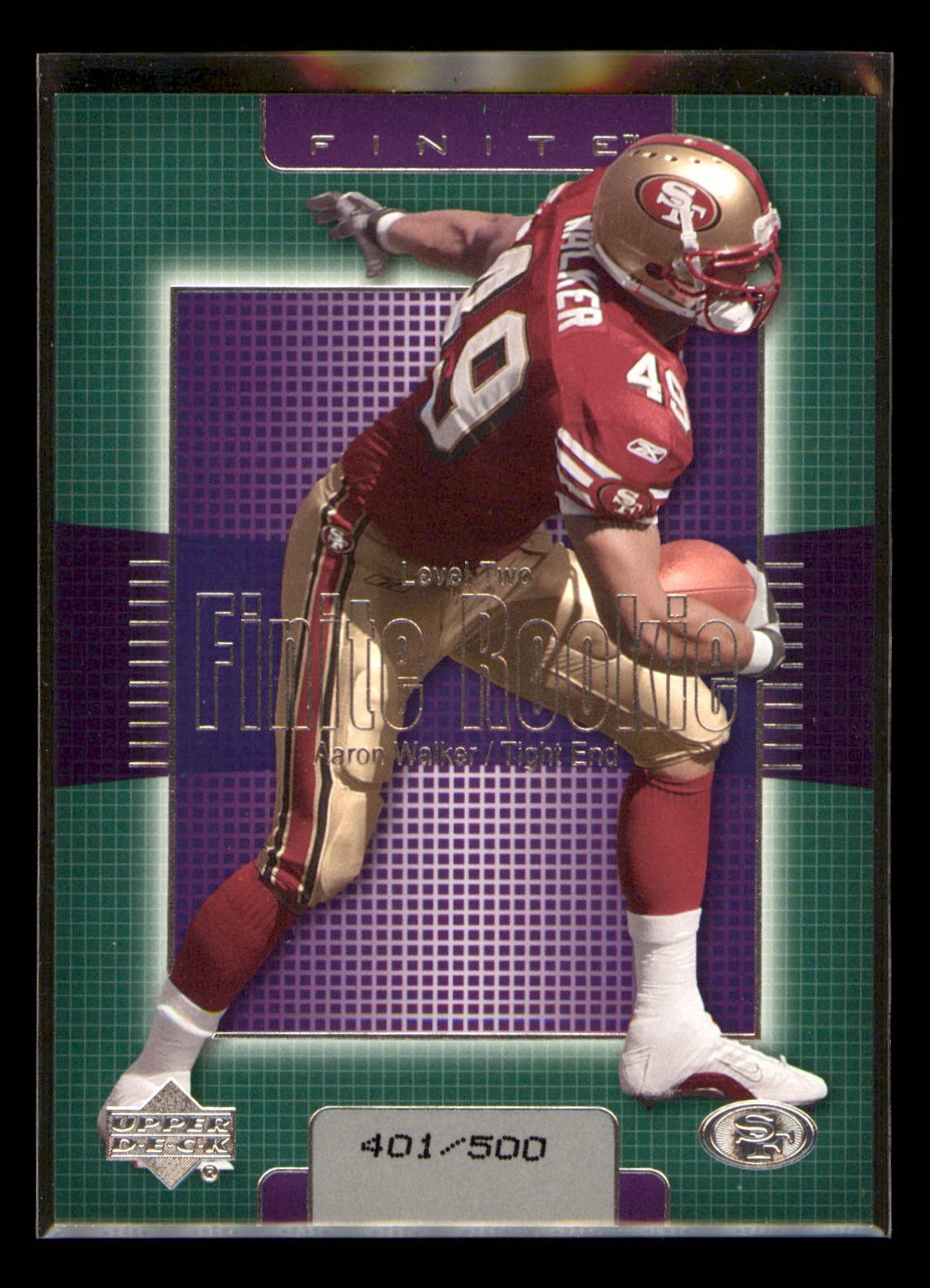 2003 Upper Deck Finite Aaron Walker #270 Rookie 401/500