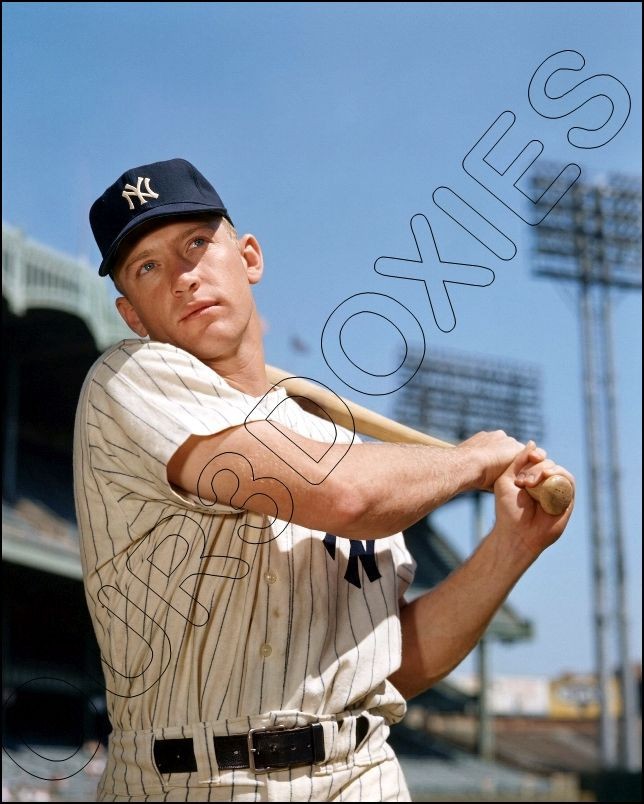 Mickey Mantle Photo 8X10 – 1953 Bowman Card Photo Yankees FREE SHIPPING