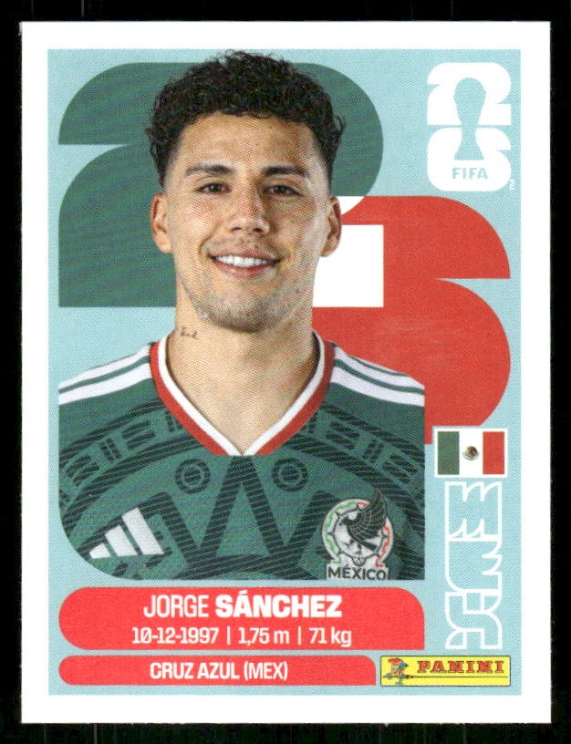 2026 Panini FIFA World Cup Stickers #MEX4 Jorge Sánchez