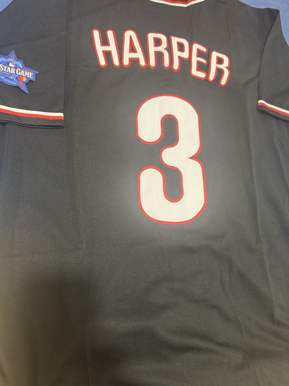 Bryce HARPER Philadelphia Phillies #3 BLACK Special Edition Jersey NEW with Tags