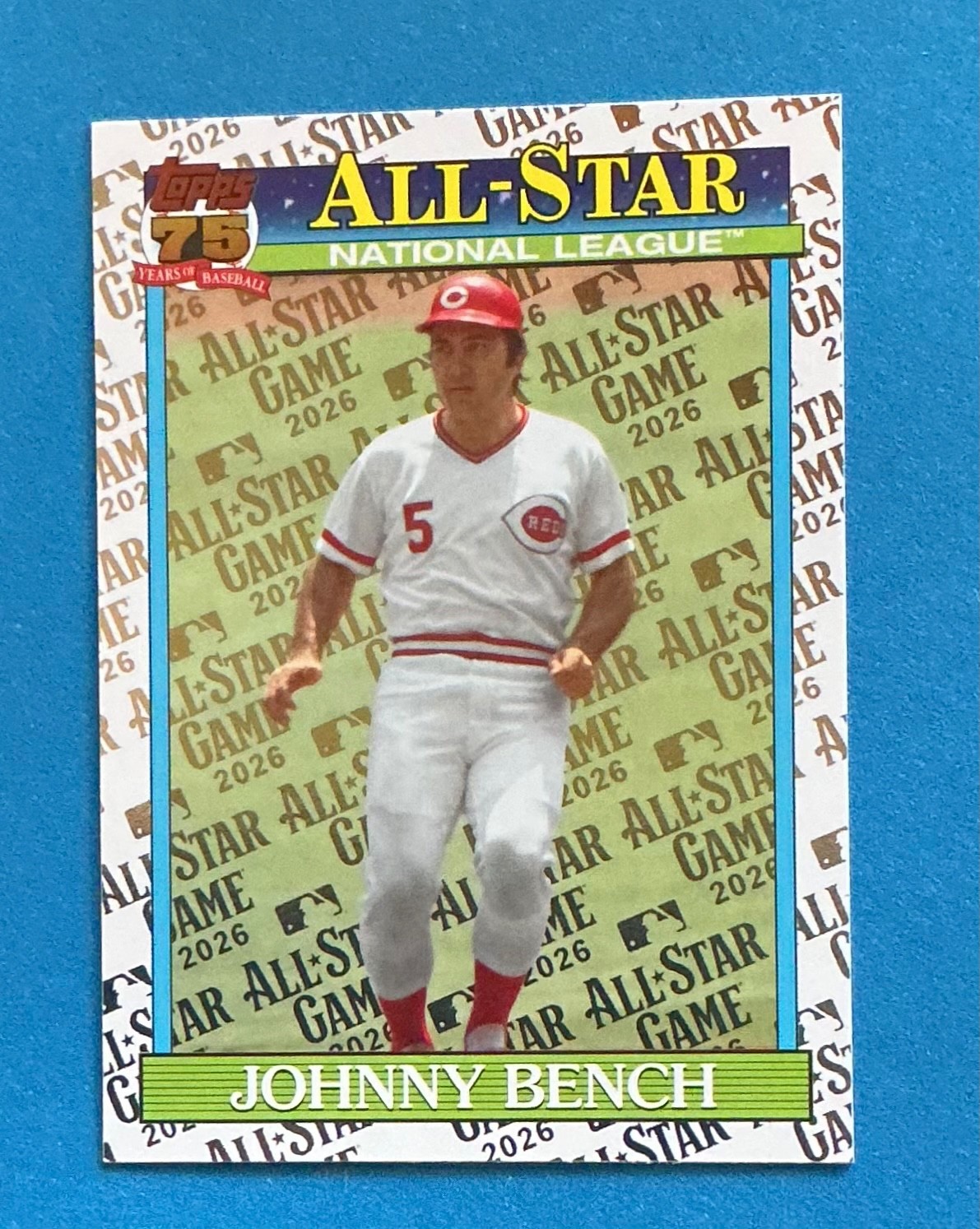 Johnny Bench National League All-Star 2026 Topps Series 2 #91AS-47 ASG Refractor