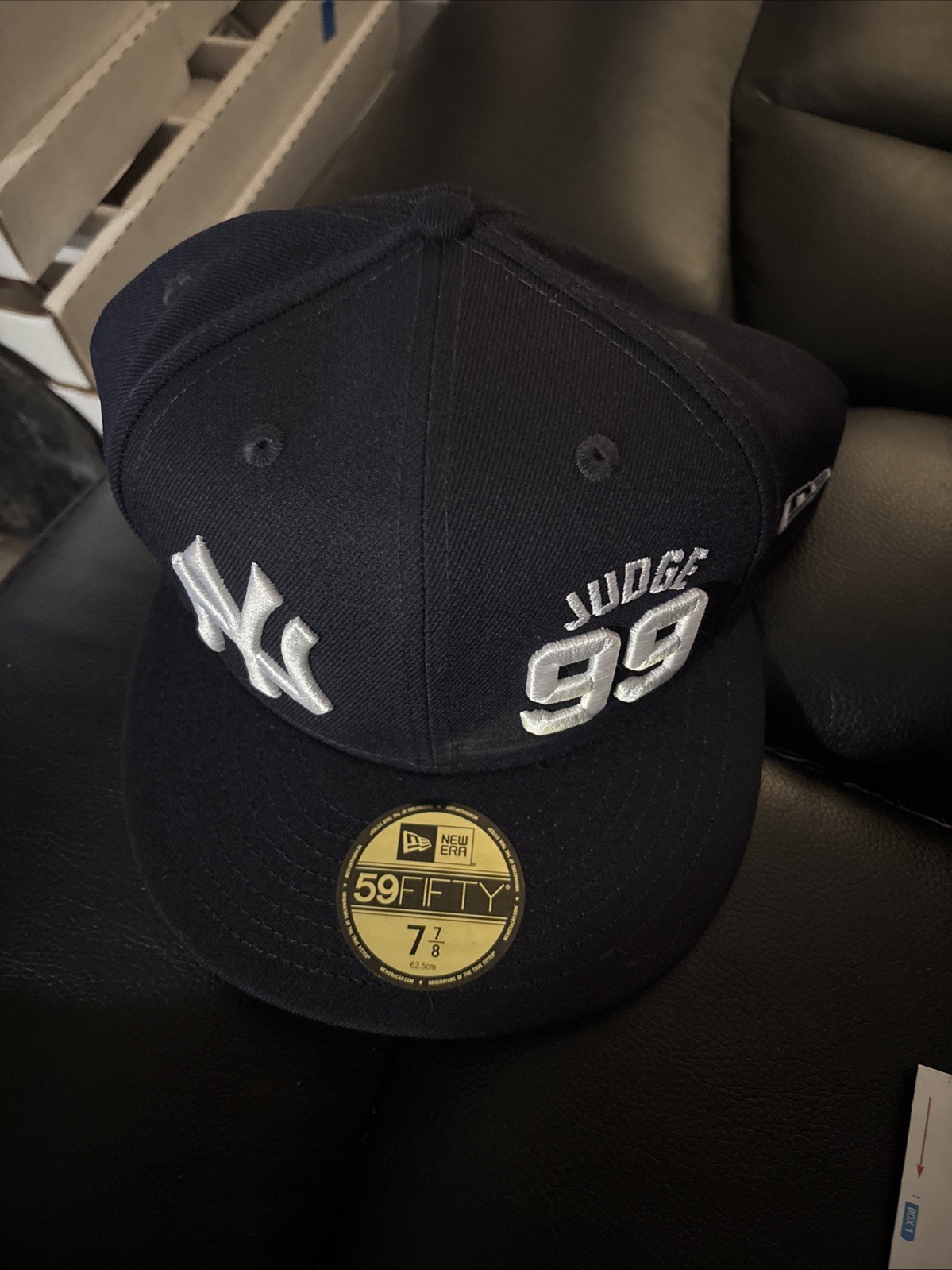 Aaron Judge 99 New York Yankees Baseball Hat New Era Fitted 7 7/8