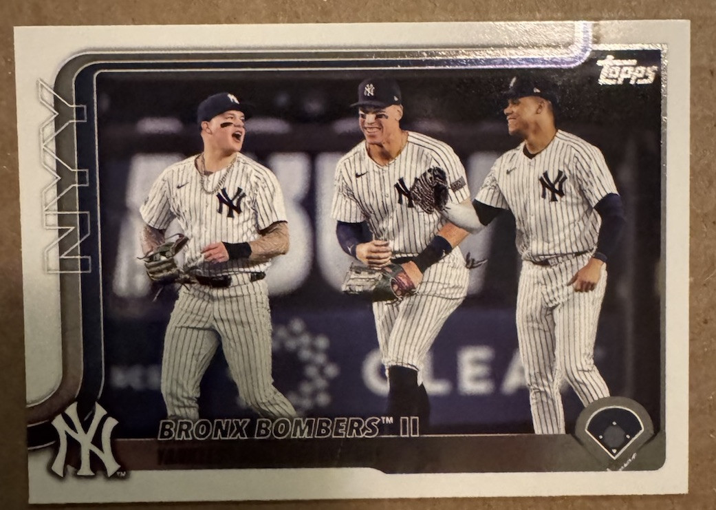 2025 Topps Series 1 Bronx Bombers II (CL) Aaron Judge/Juan Soto #184