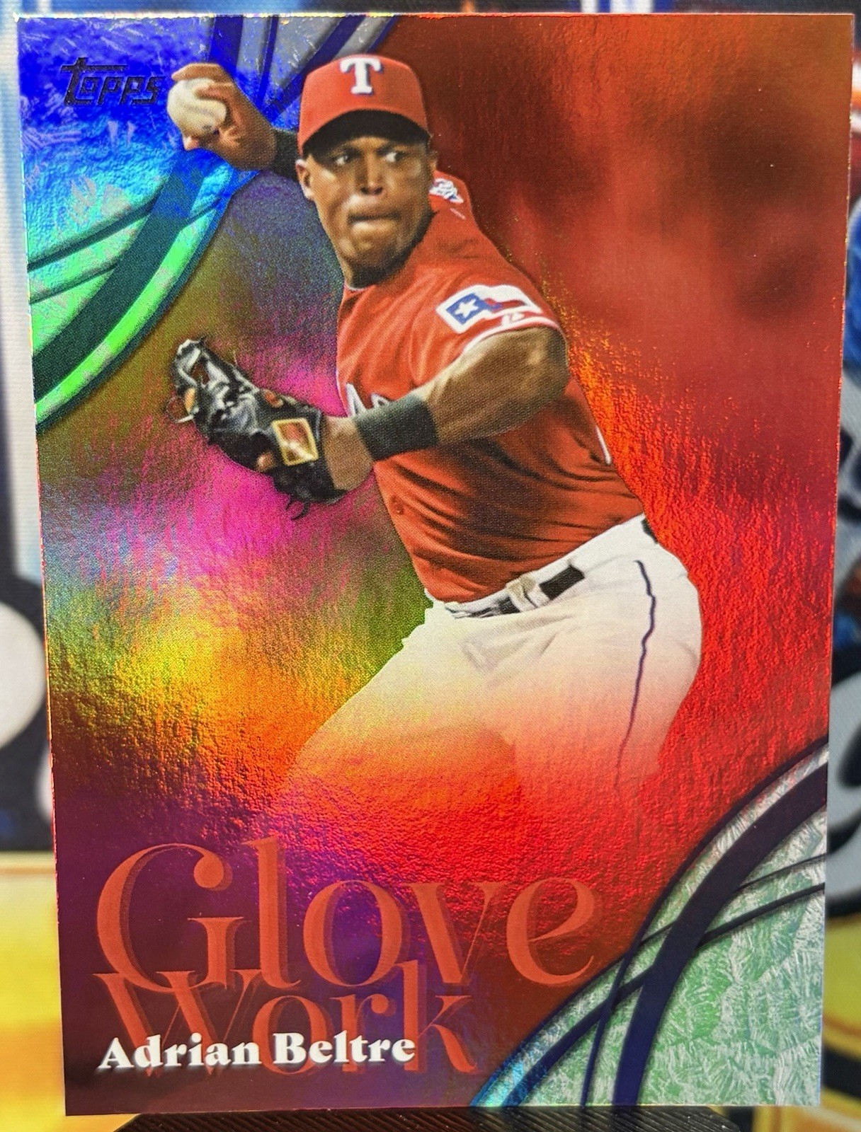 2026 Topps Series 2 Adrian Beltre Glove Work GW-10 Texas Rangers