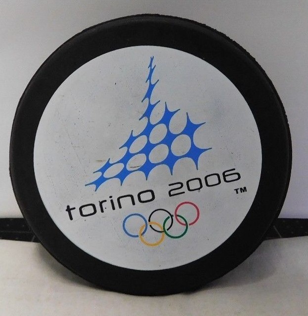 Torino 2006 Winter Olympics XX Official Ice Hockey Puck “Turin, Piedmont Italy”