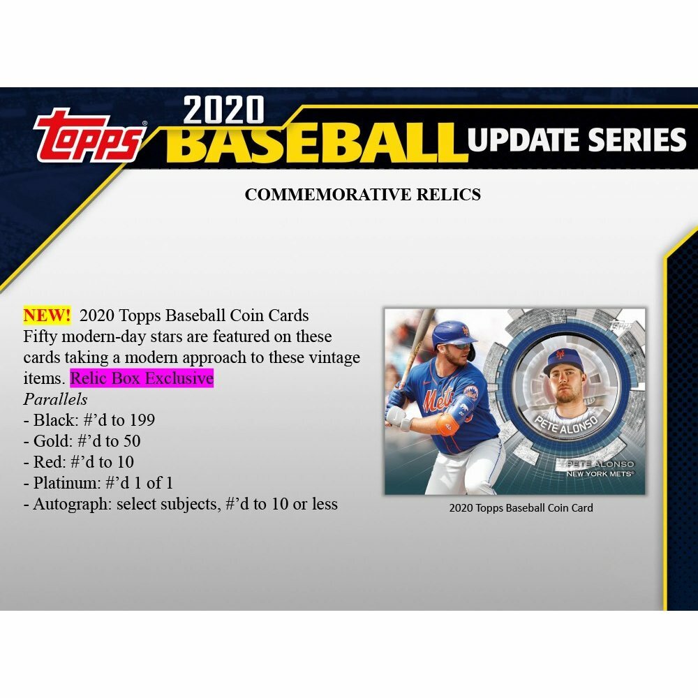 2020 Topps UPDATE Series Baseball Factory Sealed Retail Box 24 Packs 384 Cards