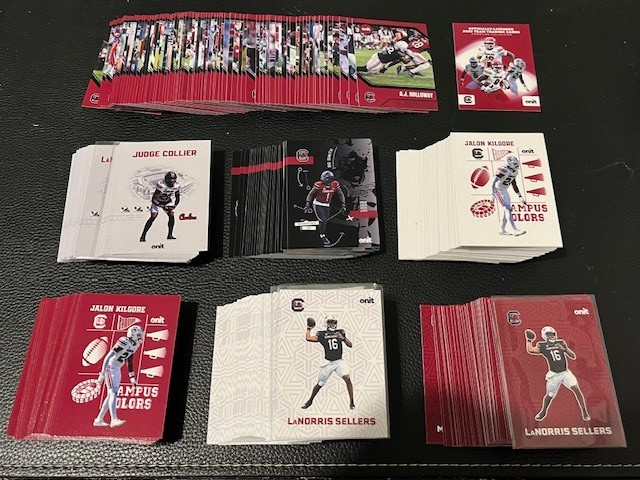 2025 Onit South Carolina Gamecocks Football PICK YOUR PLAYER Base/Insert Card