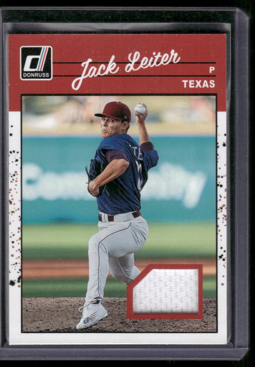 2023 Donruss #90M-JL Jack Leiter Retro 1990 Materials