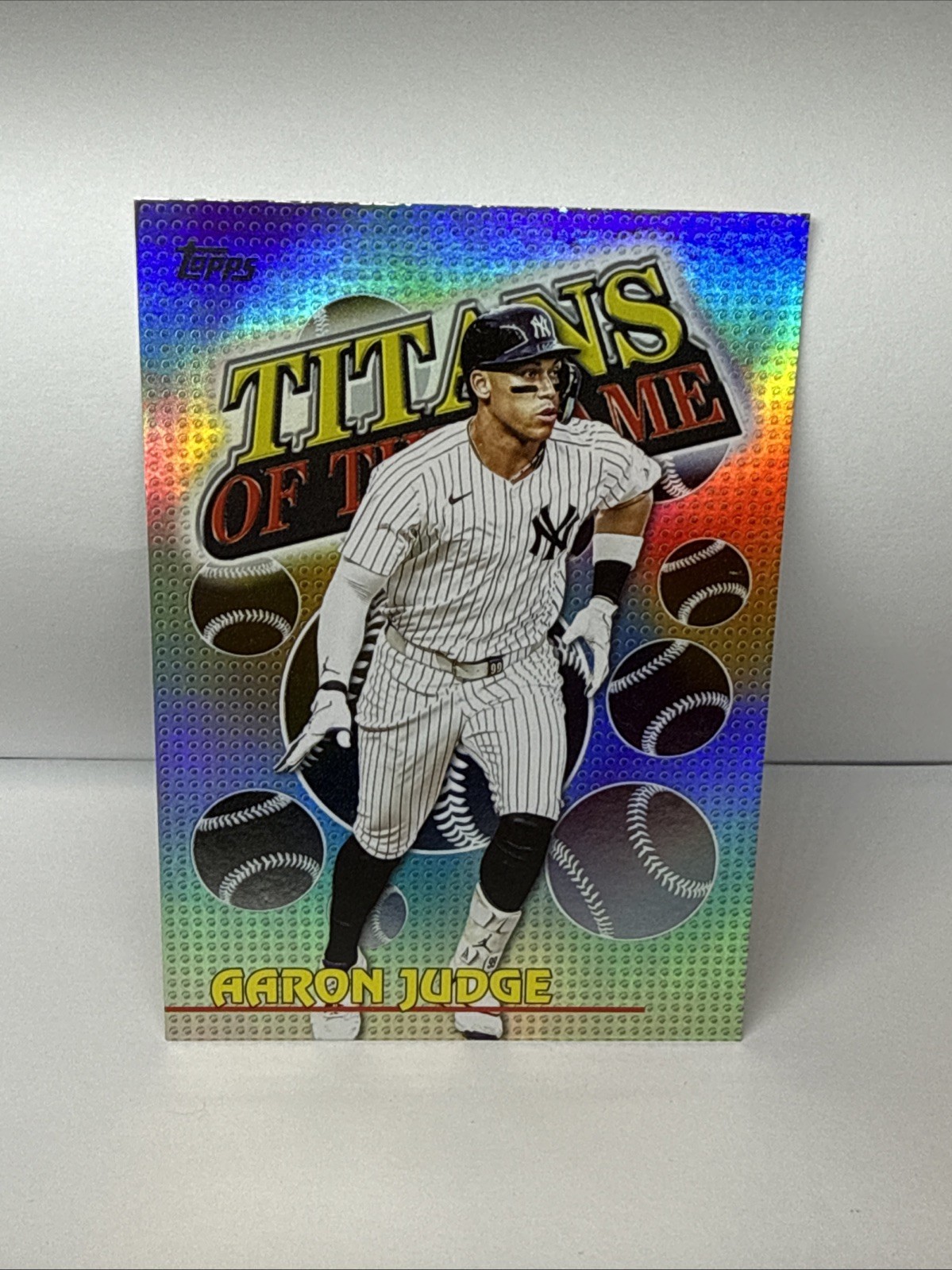 2026 Topps Series 1 Aaron Judge Titans Of The Game Foil #TOG-3 New York Yankees