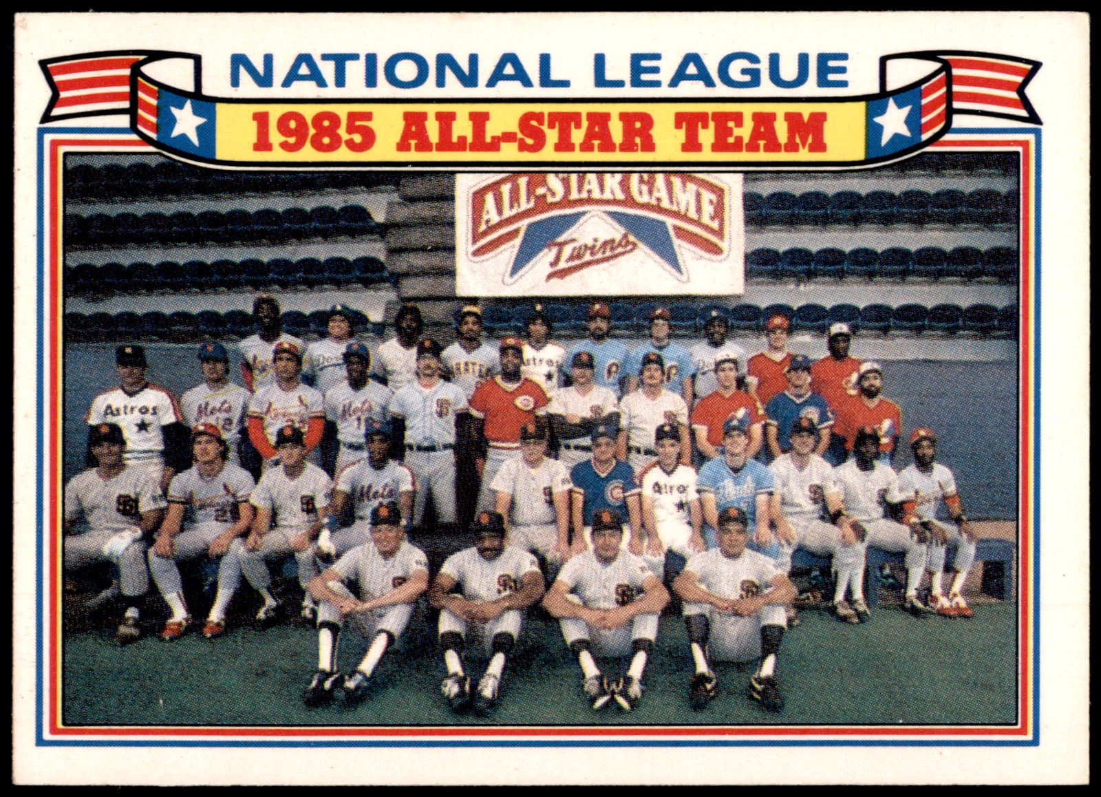 National League All-Star Team 1986 Topps #22 Glossy All-Stars