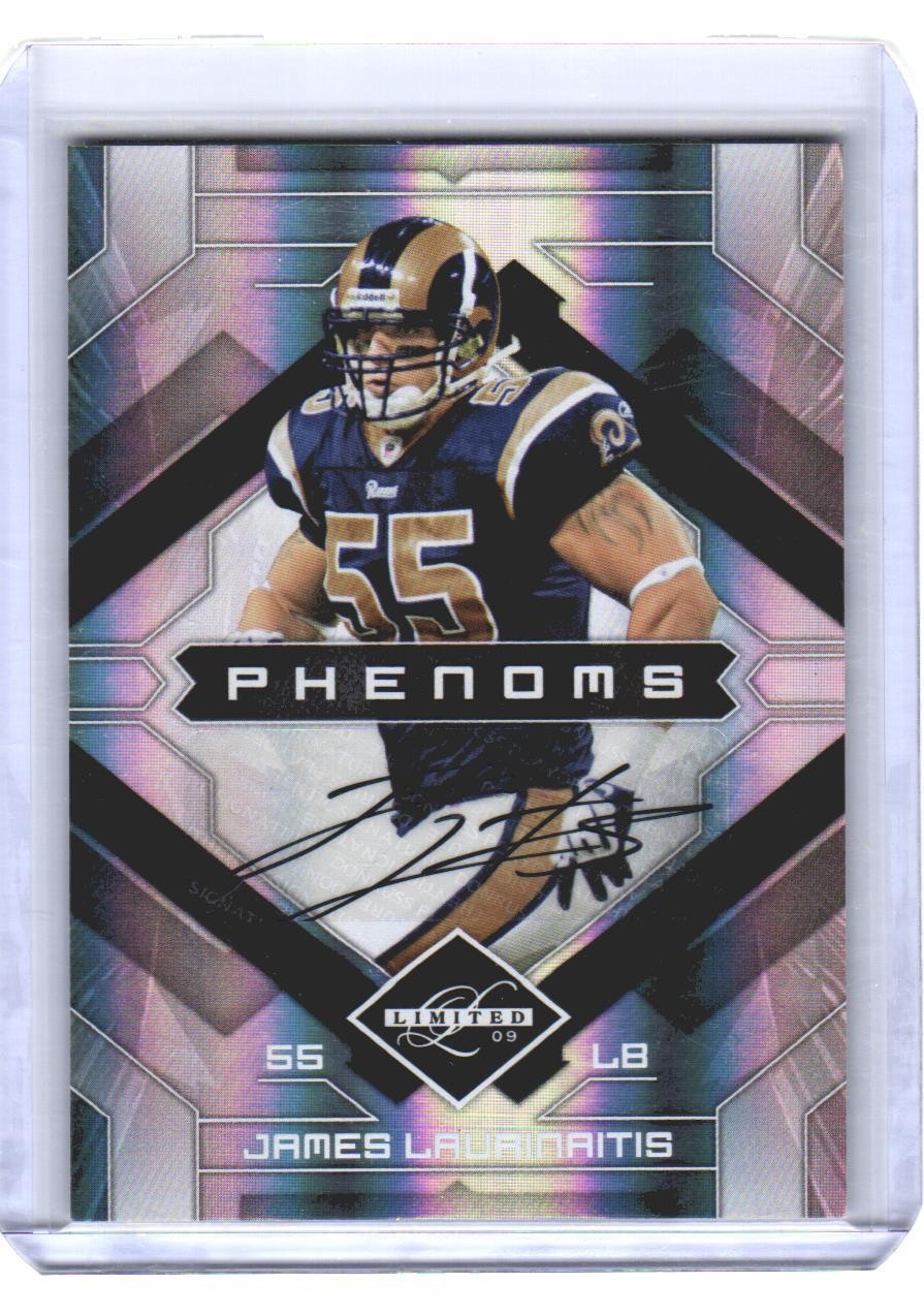 2009 James Laurinaitis Limited Phenoms Auto RC 180/499 #177 (H1290)