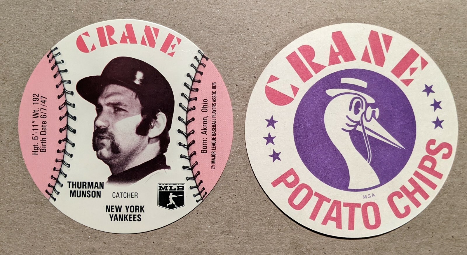 U Pick 1976 MSA Discs – Wiffle Crane Orbaker’s Isaly’s Dairy Isle – Near Mint