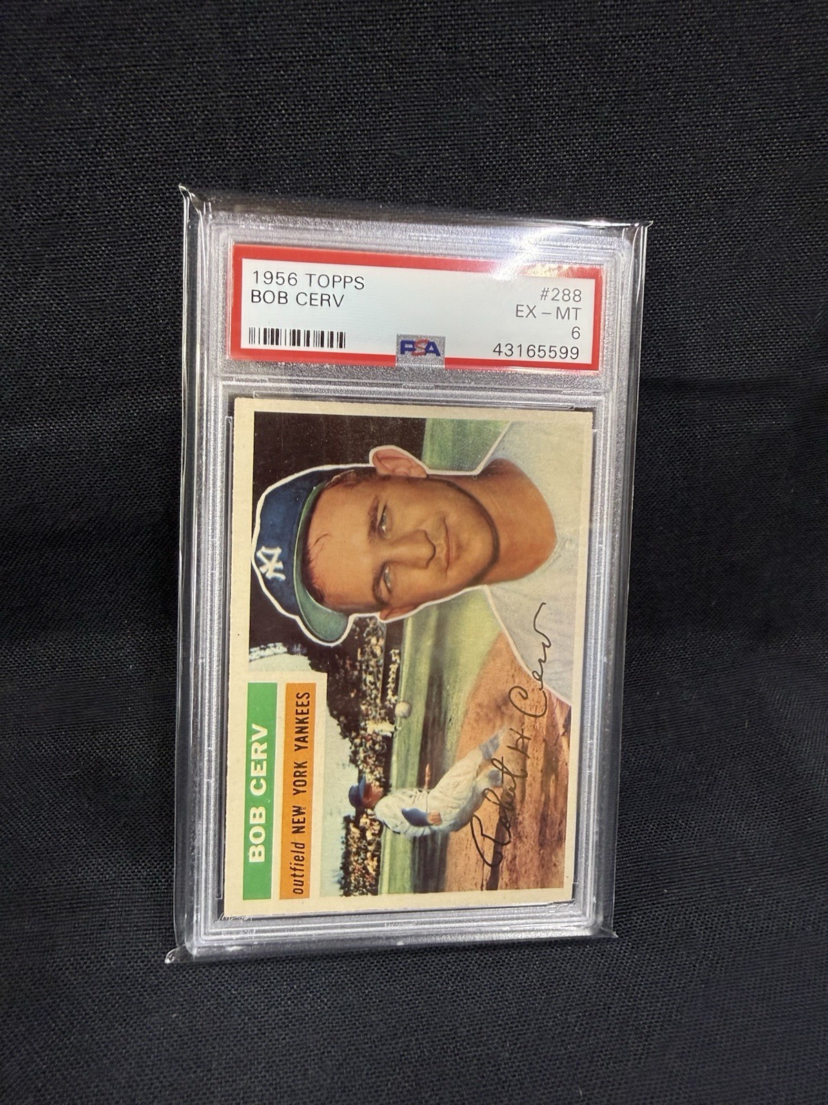 1956 Topps – Bob Cerv #288 PSA 6 EX-MT