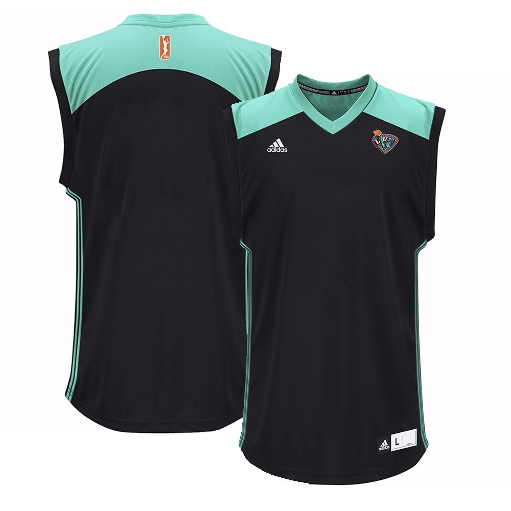 New York Liberty WNBA Adidas Men’s Blank (Black) Replica Basketball Jersey