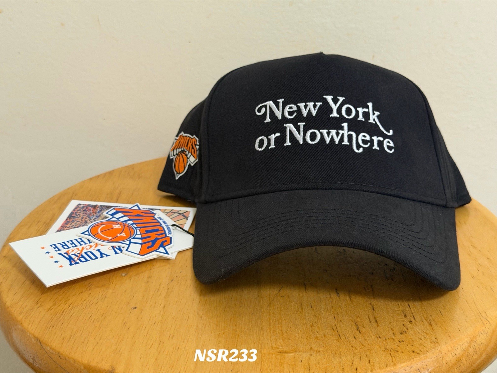 NEW YORK KNICKS – NEW YORK OR NOWHERE CAP ONE SIZE EXCLUSIVE SOLD OUT SNAPBACK