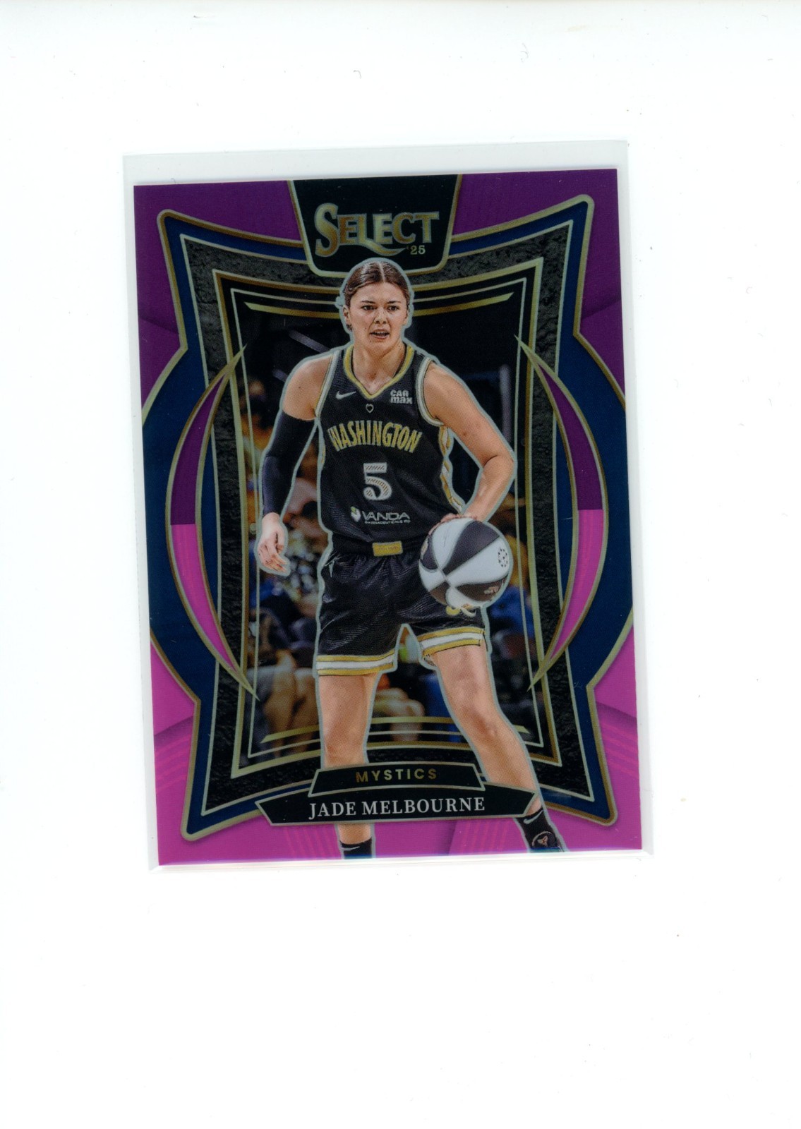 2025 Select WNBA Jade Melbourne #3 Concourse Pink and Purple Prizm 36/99