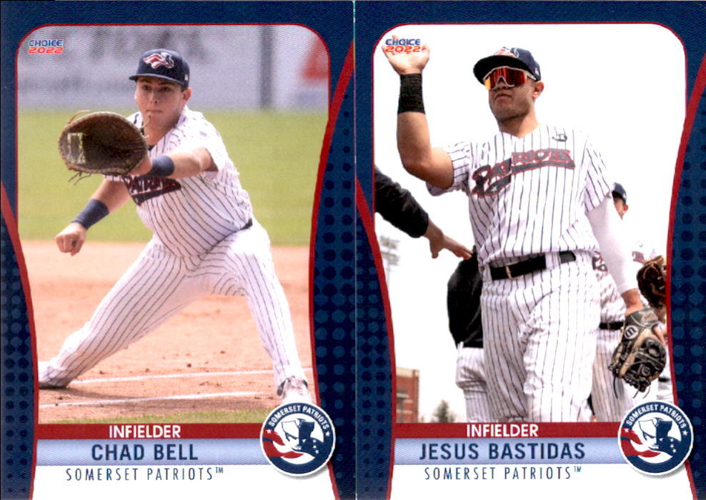 2022 Choice Marketing Somerset Patriots Minor League RC – You Pick From A List