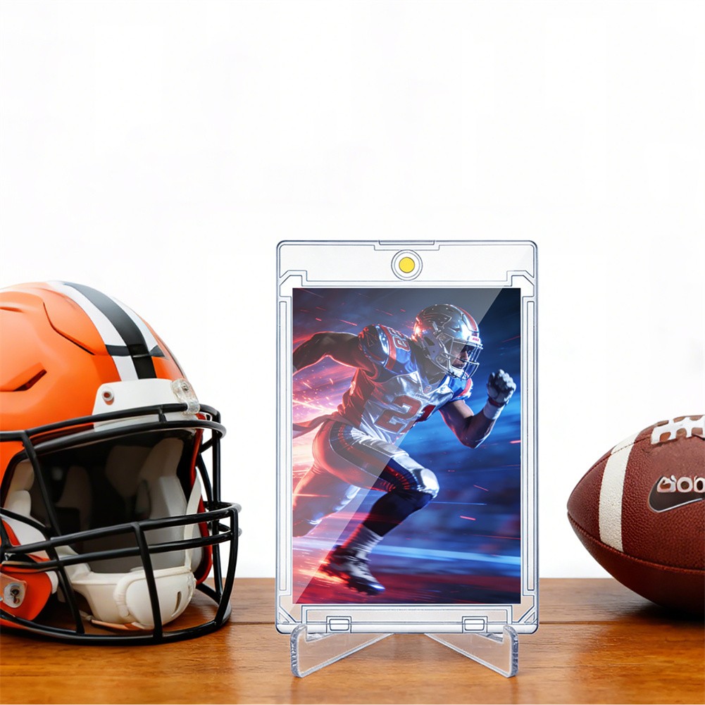 25Pcs Magnetic Trading Sports Card Holders 35PT One Touch Protection Ultra-Thin