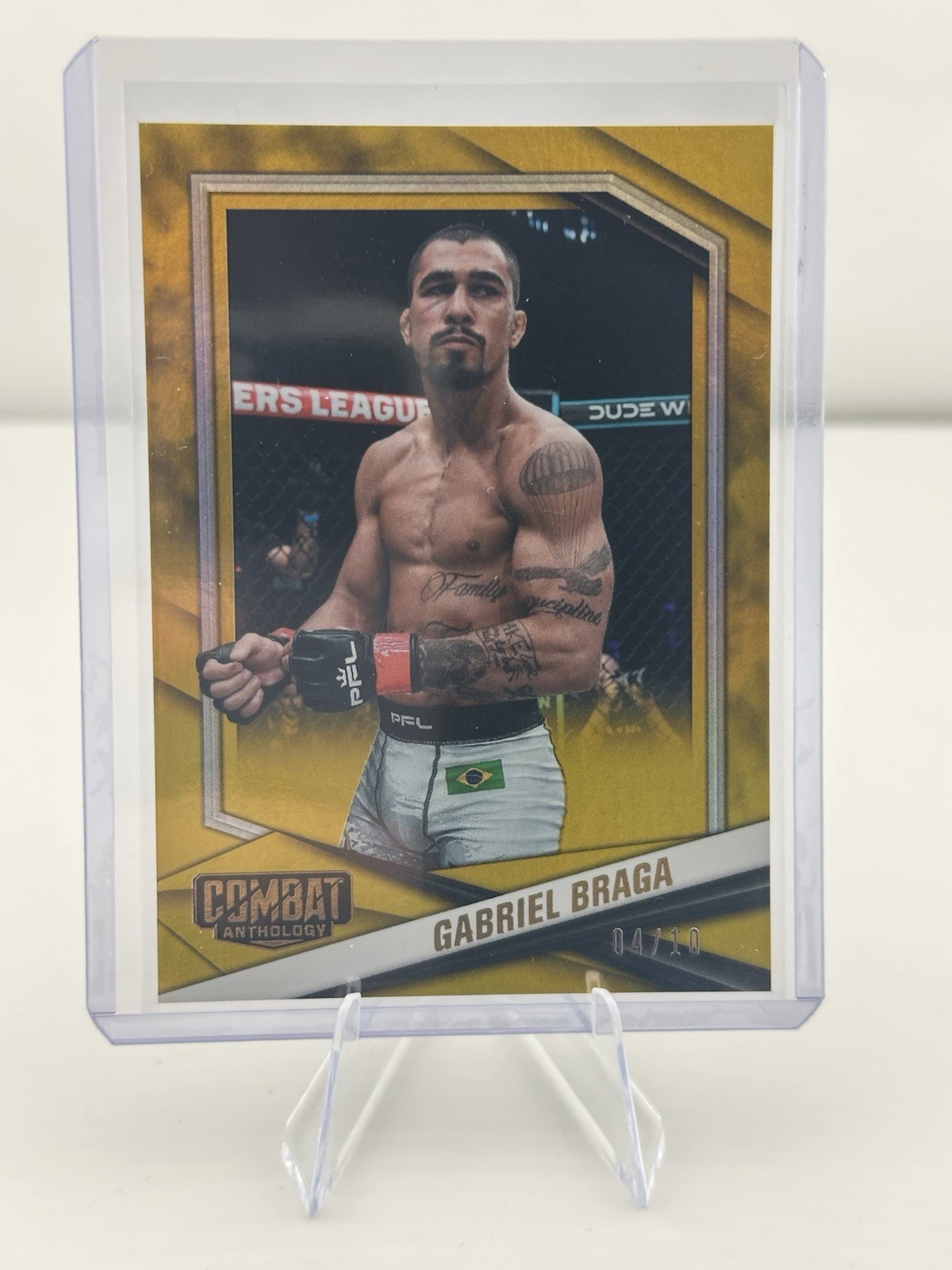 2025 Combat Anthology Gabriel Braga Gold /10 TB42