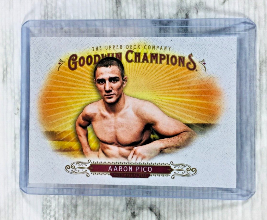 2018 UPPER DECK GOODWIN CHAMPIONS #62 AARON PICO (MMA) RC ROOKIE (UFC DEBUT?)