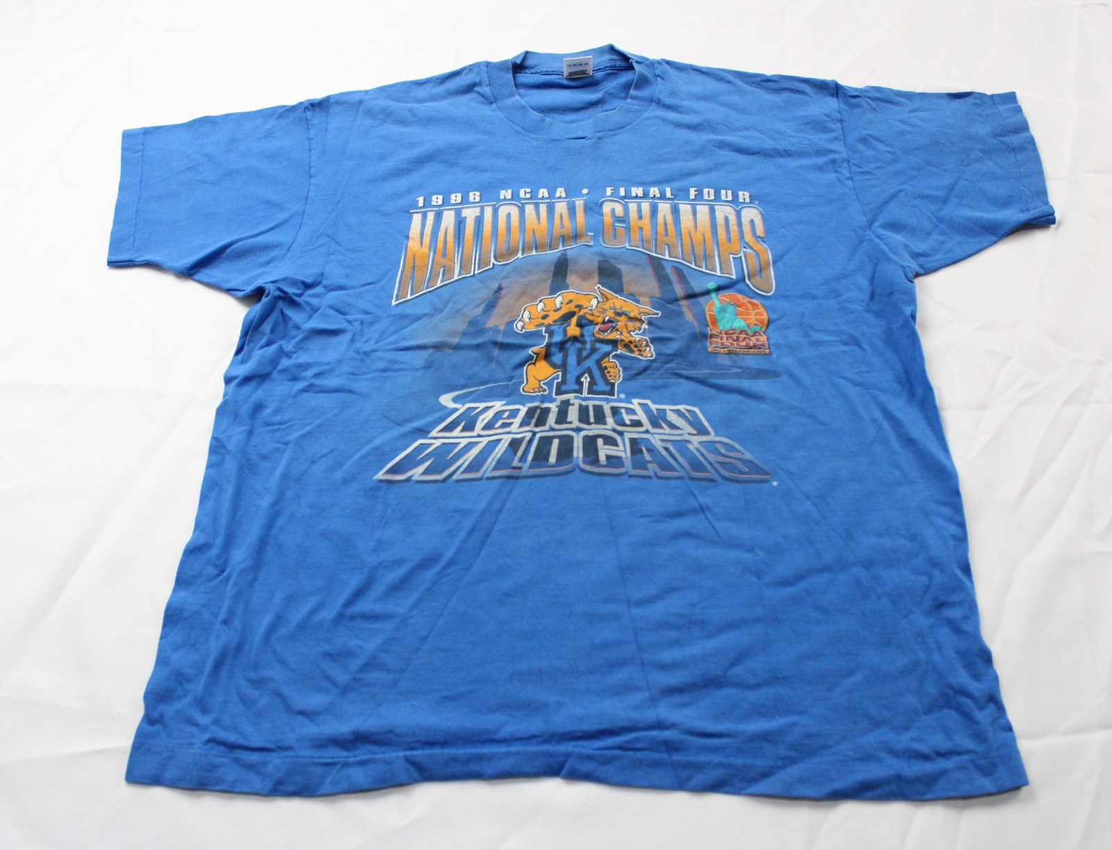Kentucky Wildcats Men’s Official Fan Sportswear National Champs JL3 Blue Size XL