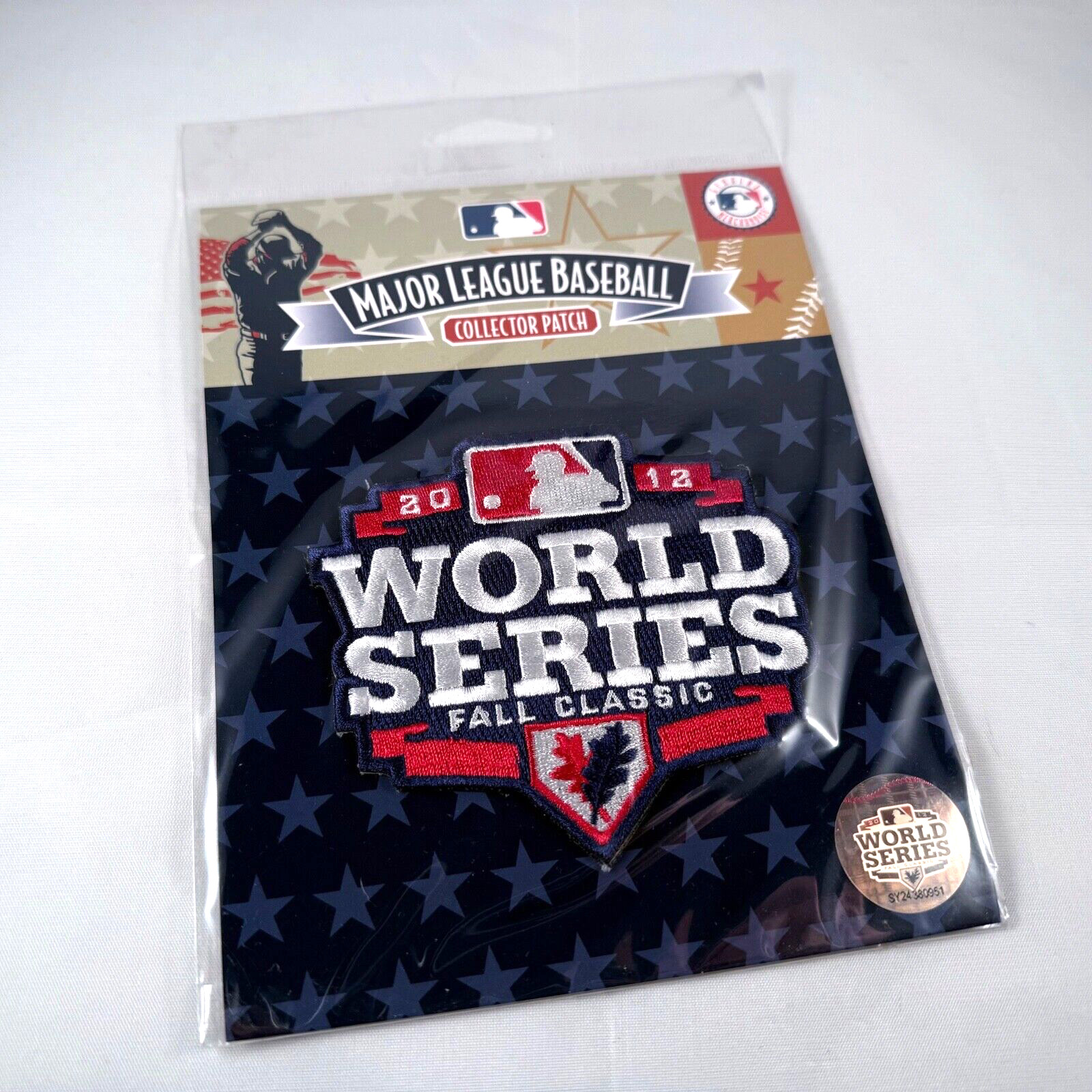 New Sealed! 2012 MLB World Series Fall Classic Collector Patch The Emblem Source