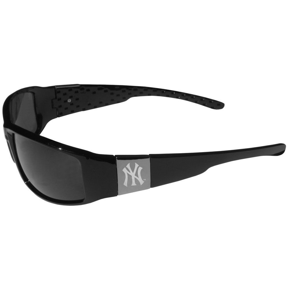 New York Yankees Chrome Wrap Sunglasses MLB Licensed Baseball Eyewear