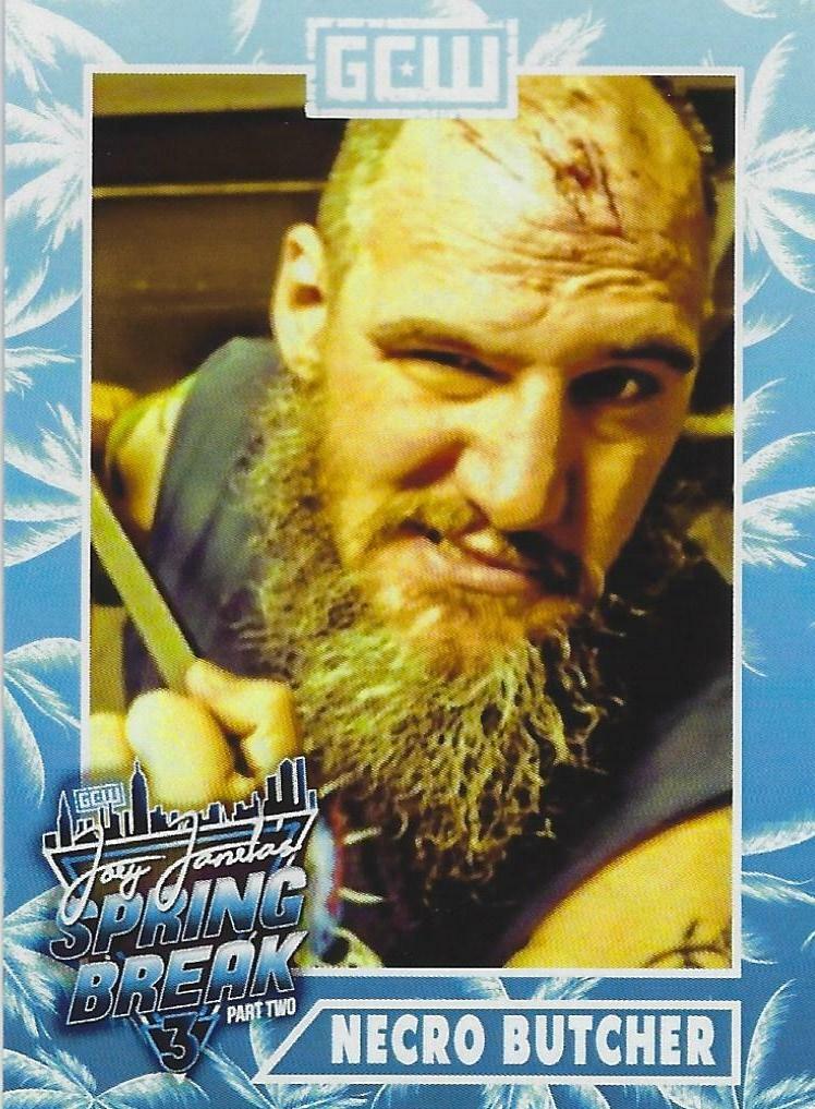 Necro Butcher 2019 GCW Joey Janela’s Spring Break 3 Rookie Card 4 RC JCW ROH CZW