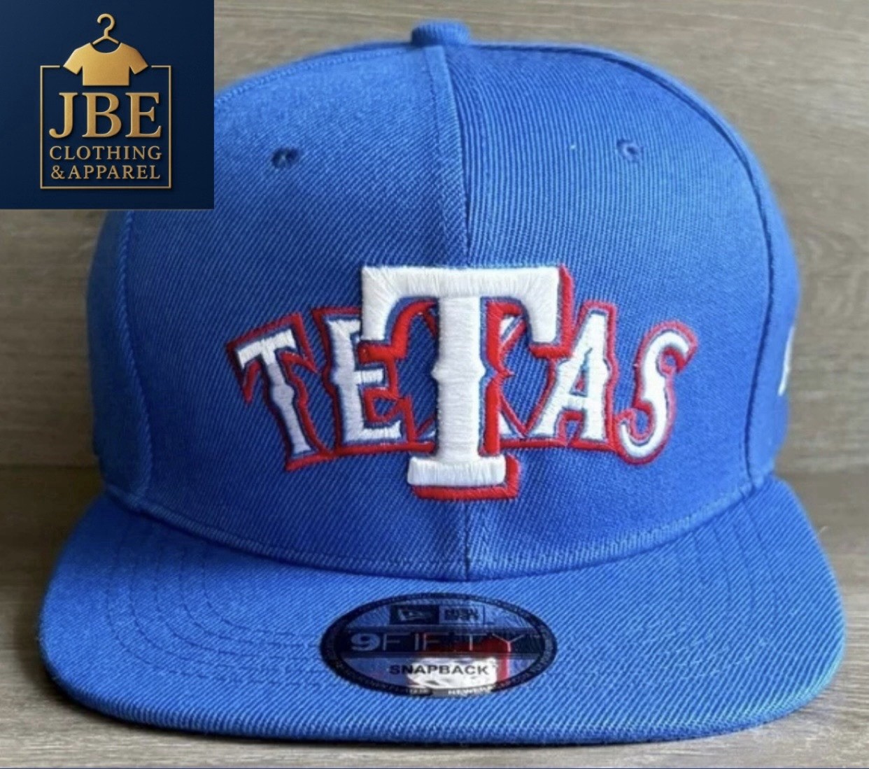 ⚾️Rare “TETAS” Banned Texas Rangers Blue Snapback Hat Unisex