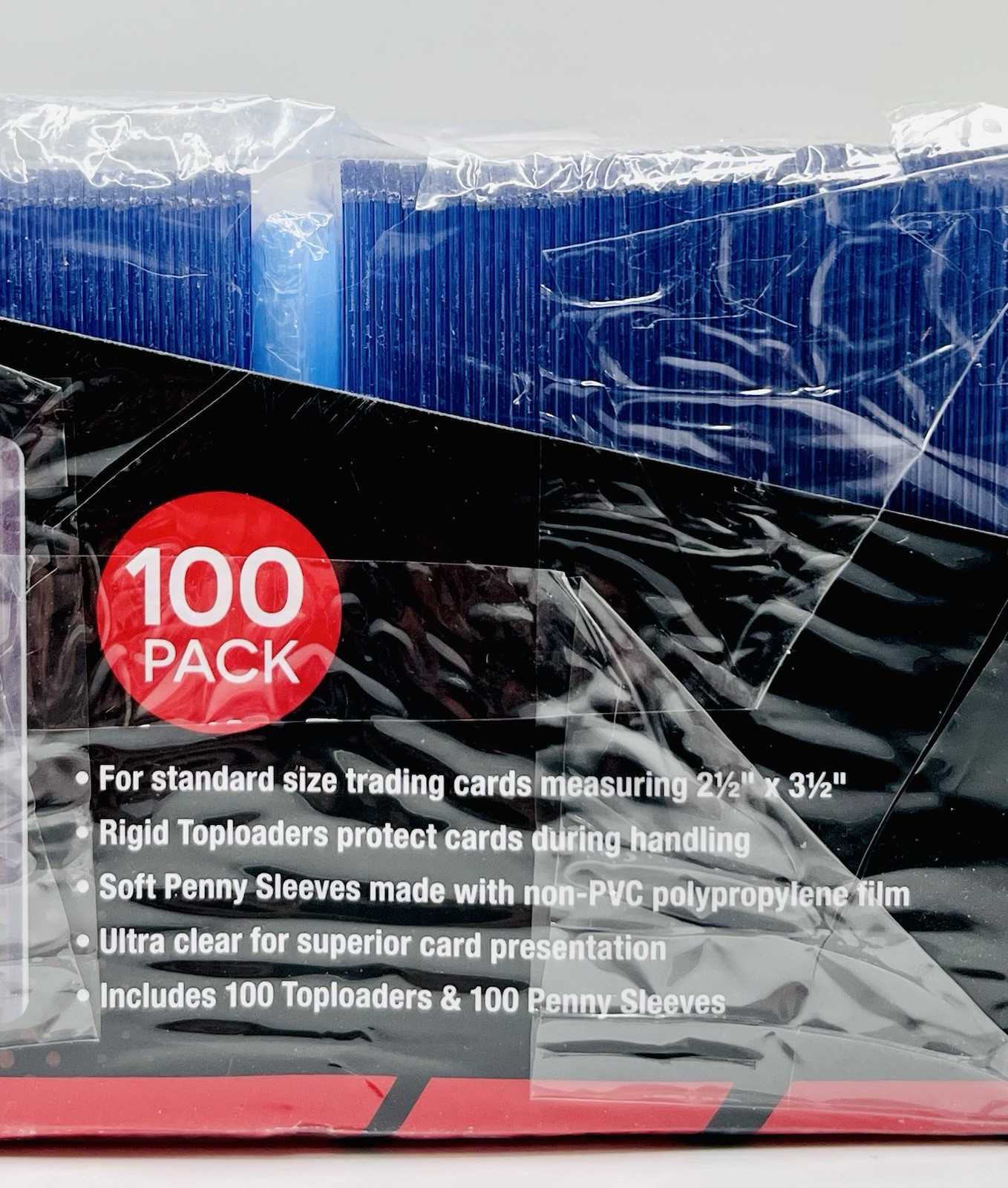 Ultra Pro Top Loaders3″× 4″ 100ct & 100 Penny Sleeves Bundle – NEW READ