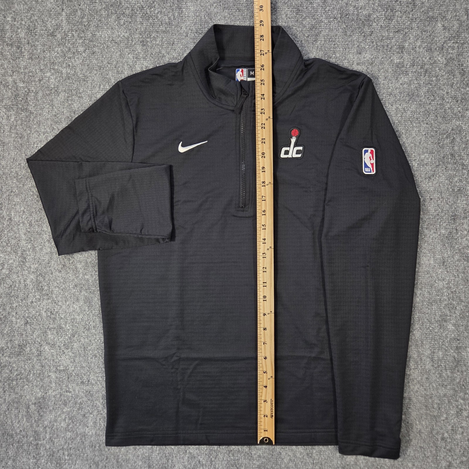 Nike Washington Wizards NBA Authentics Pullover Mens Medium Black FV0938-010