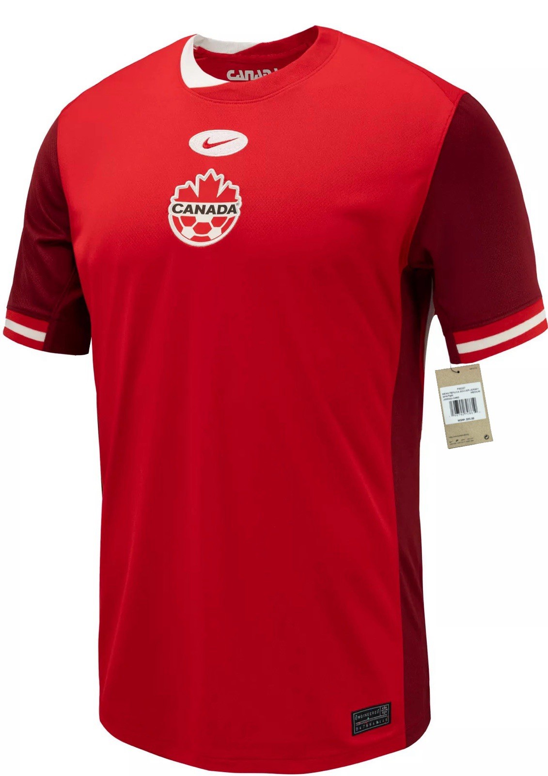 2024/25 Canada Home Jersey Nike Soccer Gold Cup red kit [P35337] MSRP $95