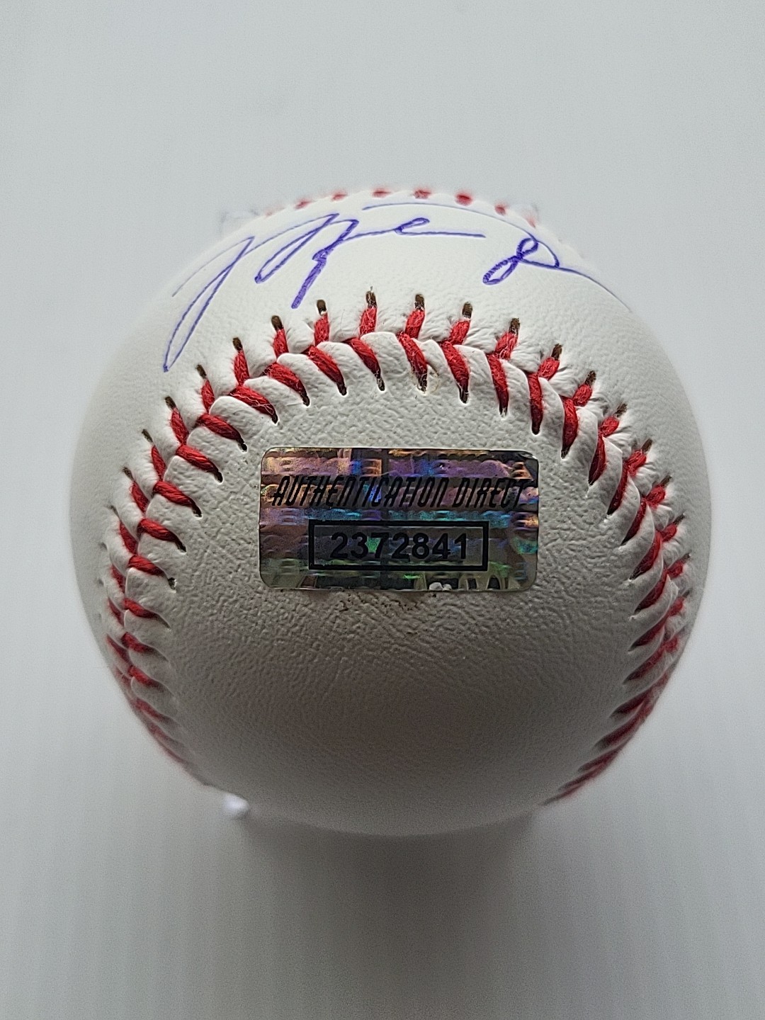MICHAEL JORDAN Hand-Signed Autographed Baseball W/COA & Protective Case (BULLS)
