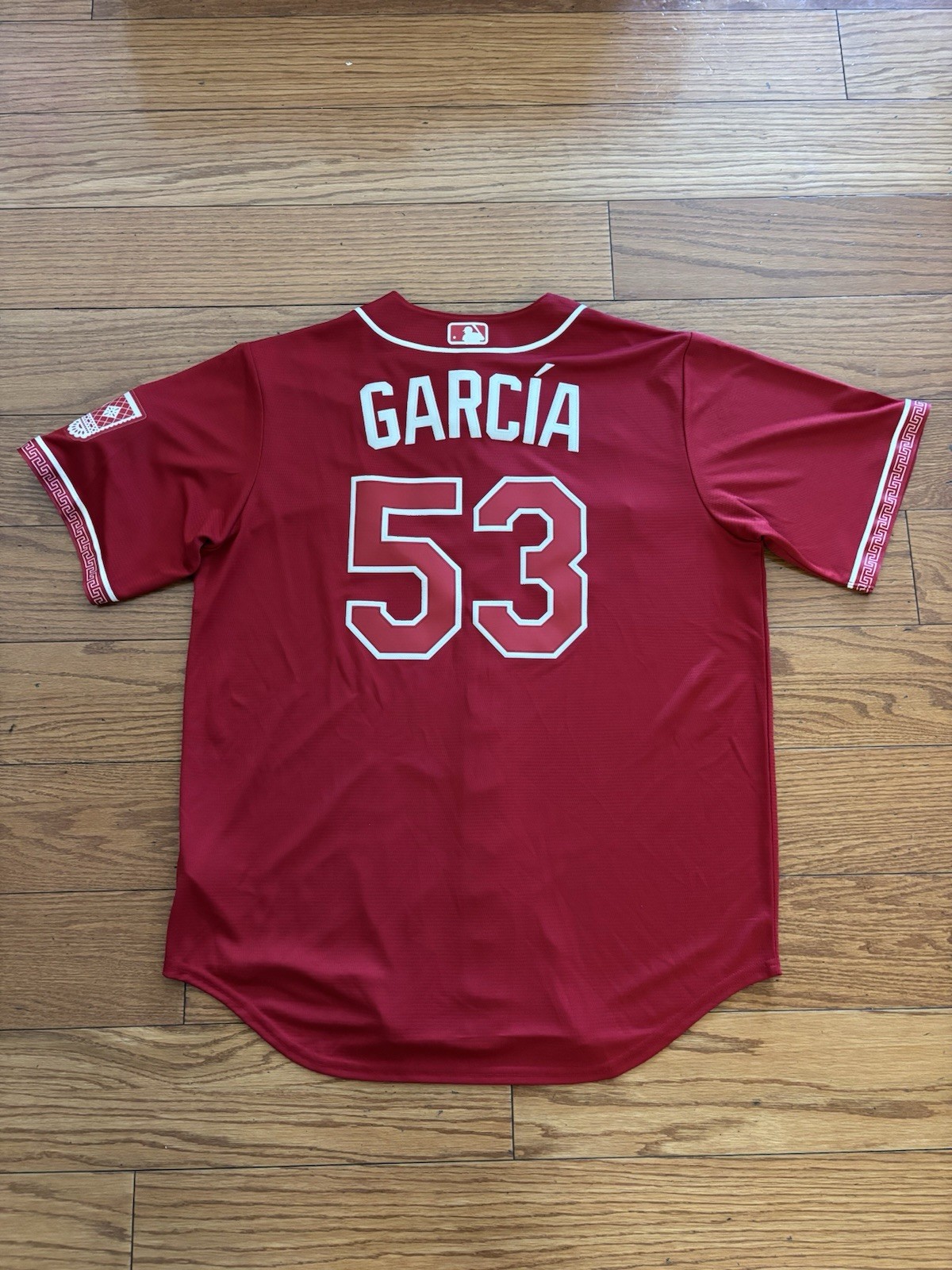 Nike Texas Longhorns “Tejas” Baseball Jersey Red García #53 Men’s L and M