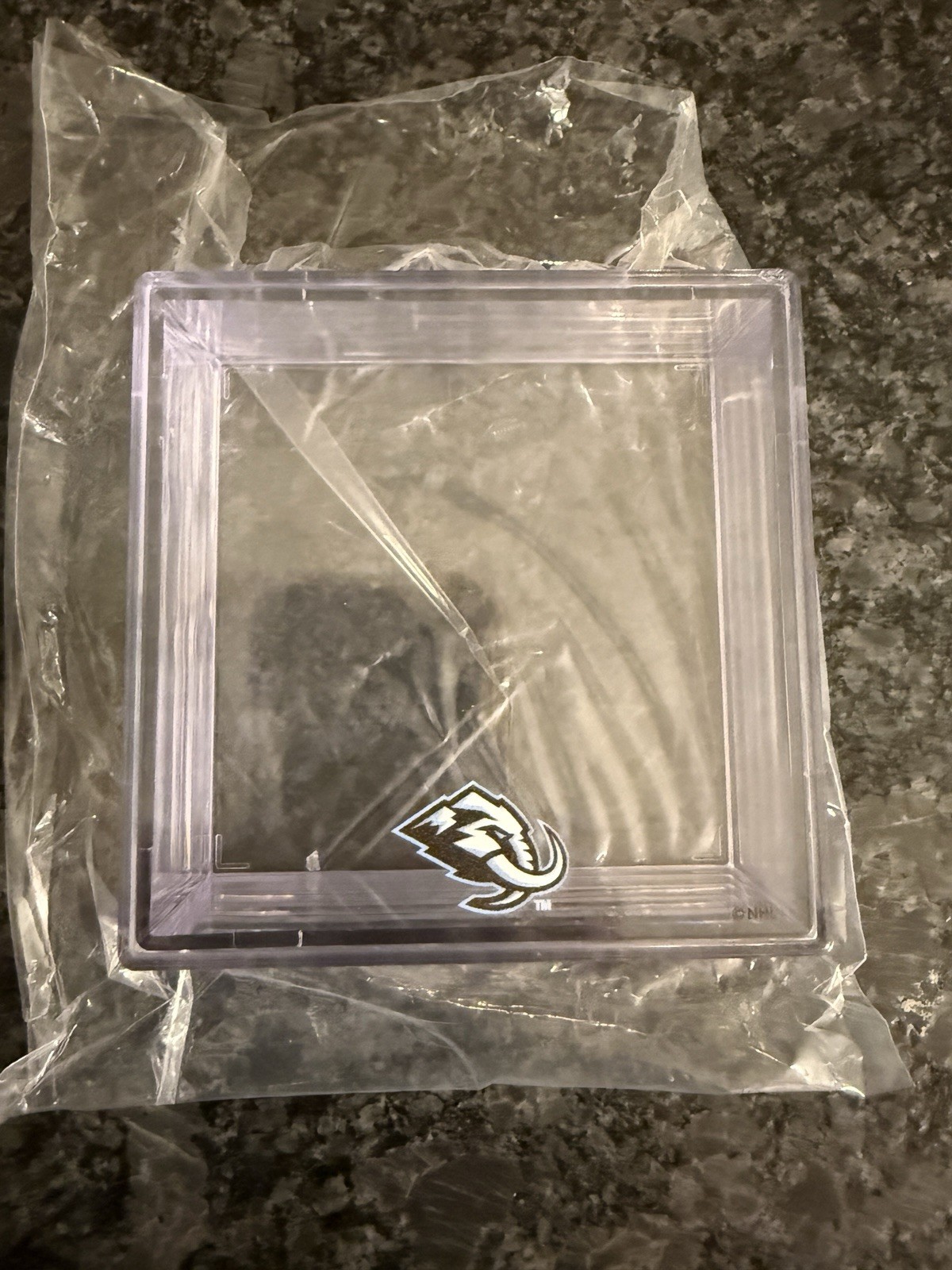 Utah Mammoth NHL Team Hockey Puck Holder “Cube” NEW