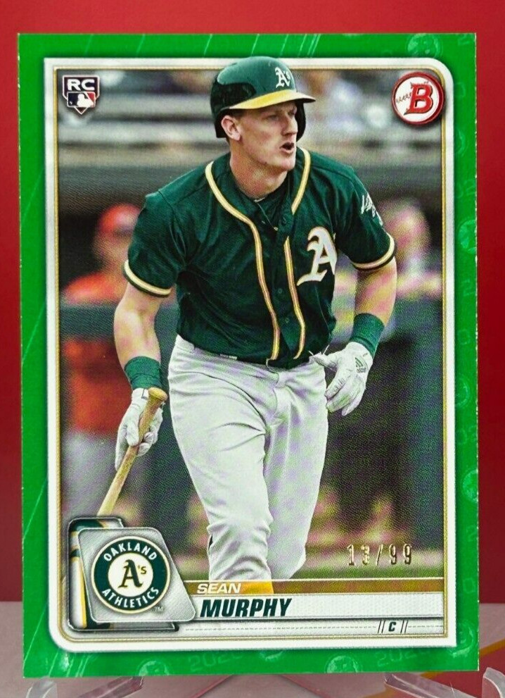 2020 Bowman Paper – Green Parallel #11 Sean Murphy /99 (RC) Rookie COLOR MATCH