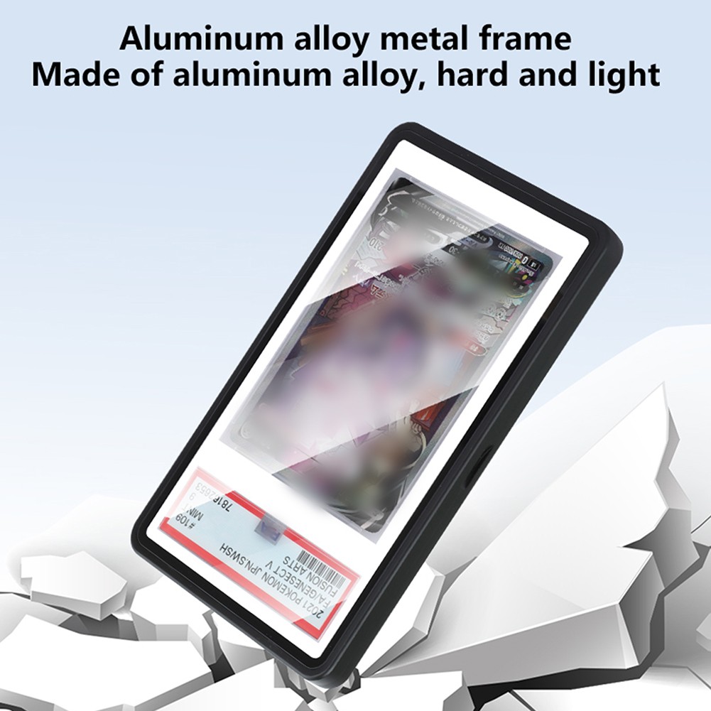 1-5PCS For PSA Magnetic Slab Case Protector For Graded Card Metal Bumper