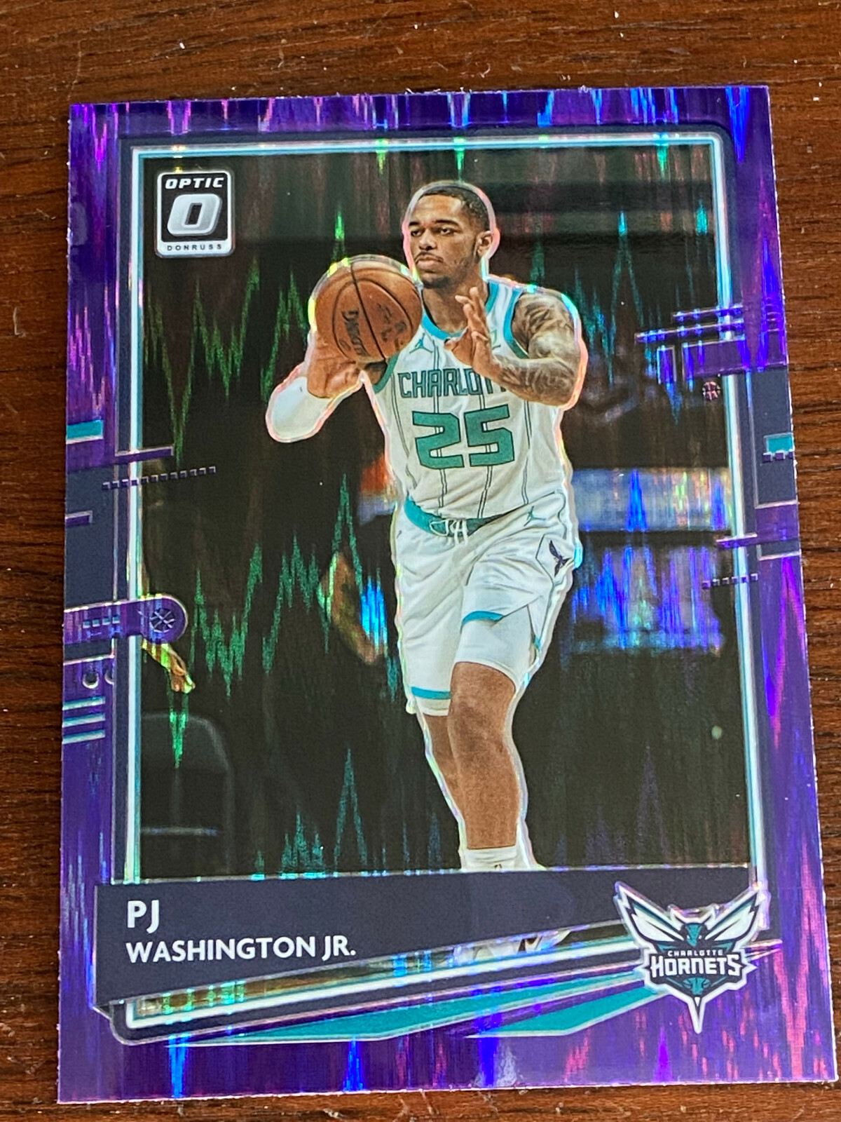 2020-21 Panini Optic Purple Shock Parallel Charlotte Hornets PJ Washington #137