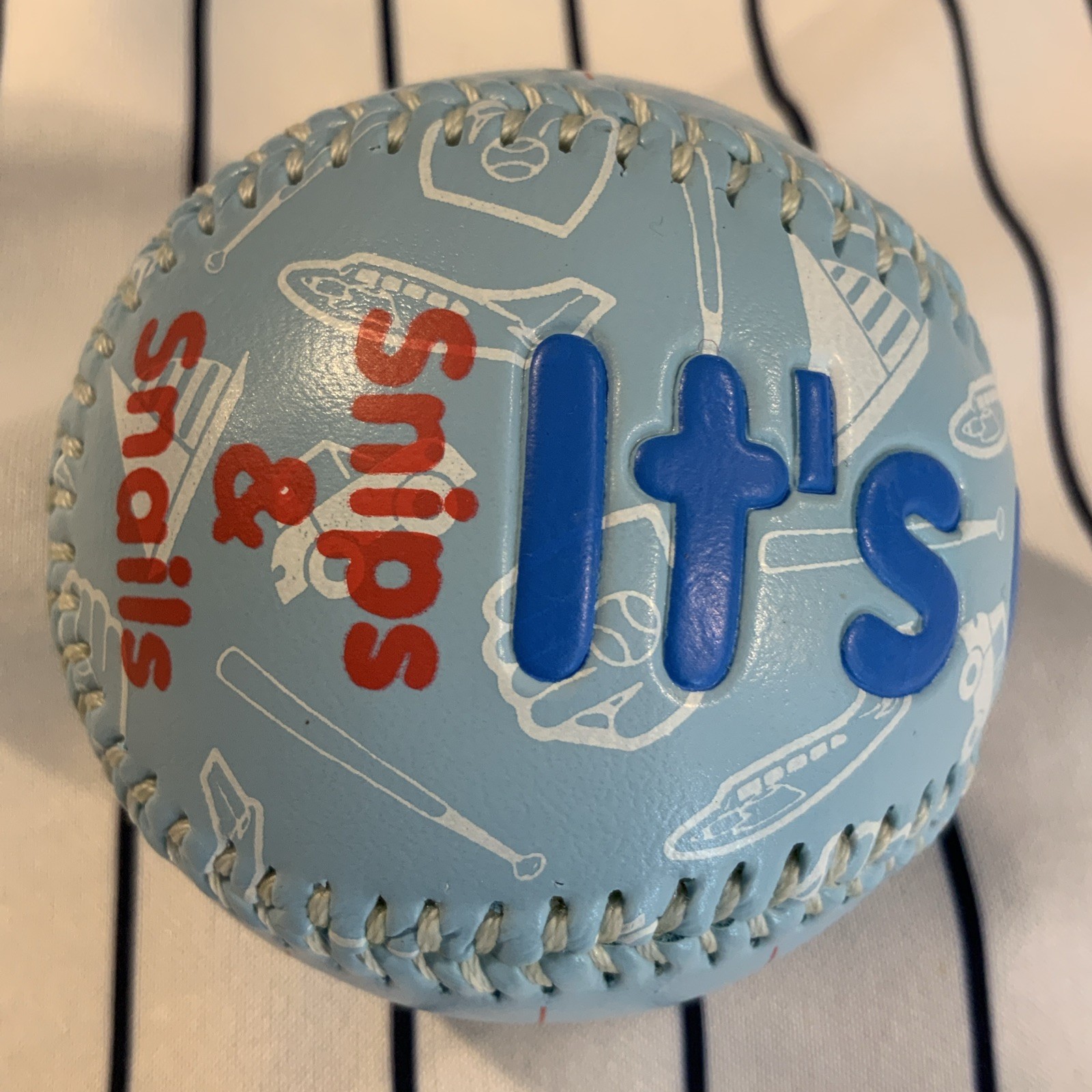 It’s A Boy! Keepsake Birth Announcement Baby Souvenir Baseball Ball