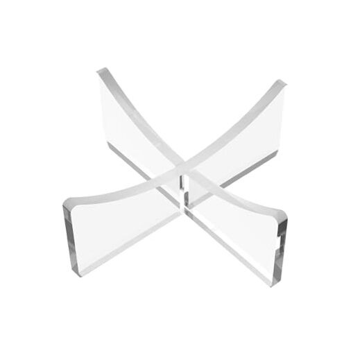 Basketball Stand-Pack Acrylic Ball Stand for Display, Clear 3.54×1.3 inch 3