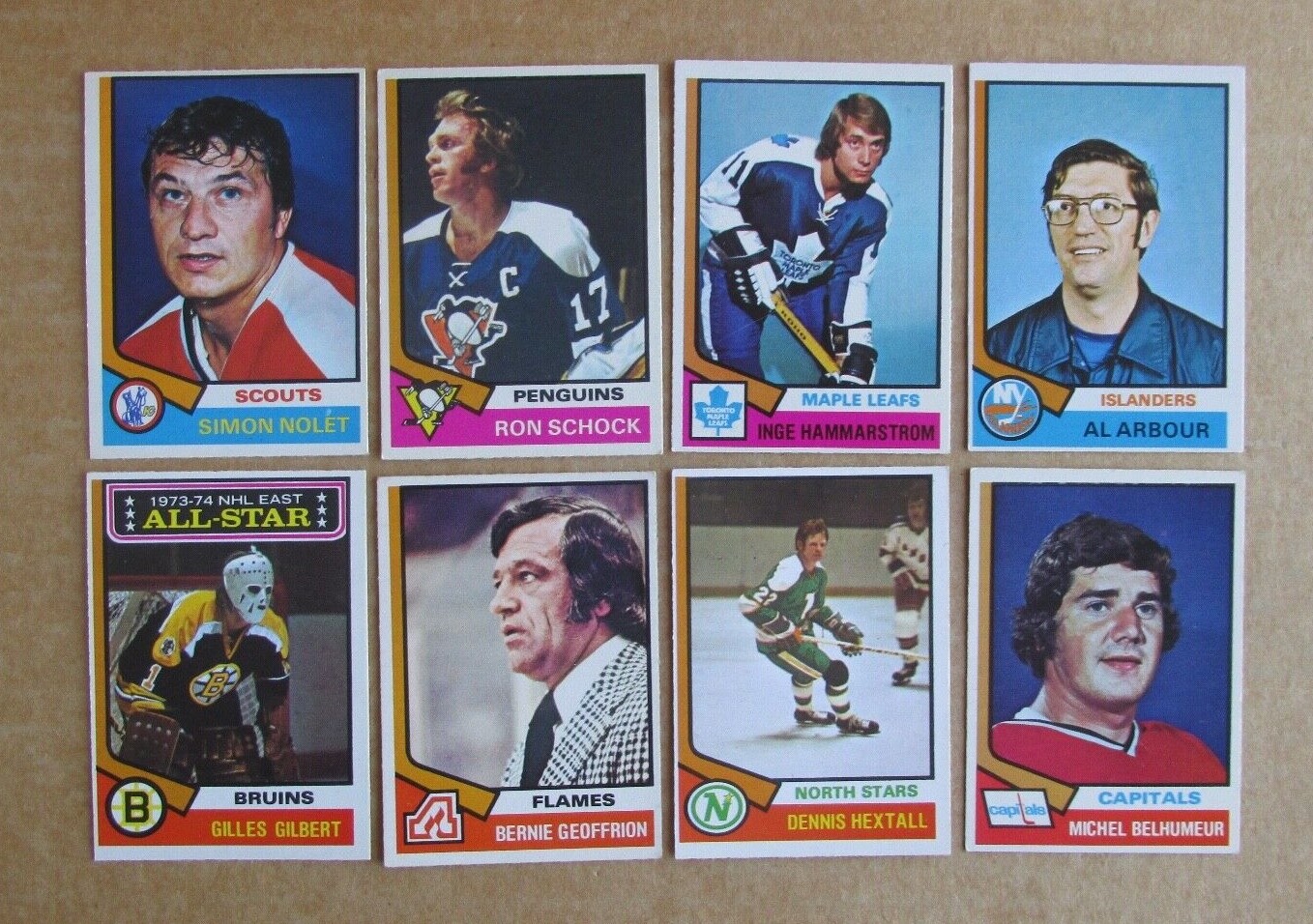 1974-75 OPC HOCKEY CARD SINGLES #1-200 COMPLETE YOUR SET U-PICK UPDATED 7/10