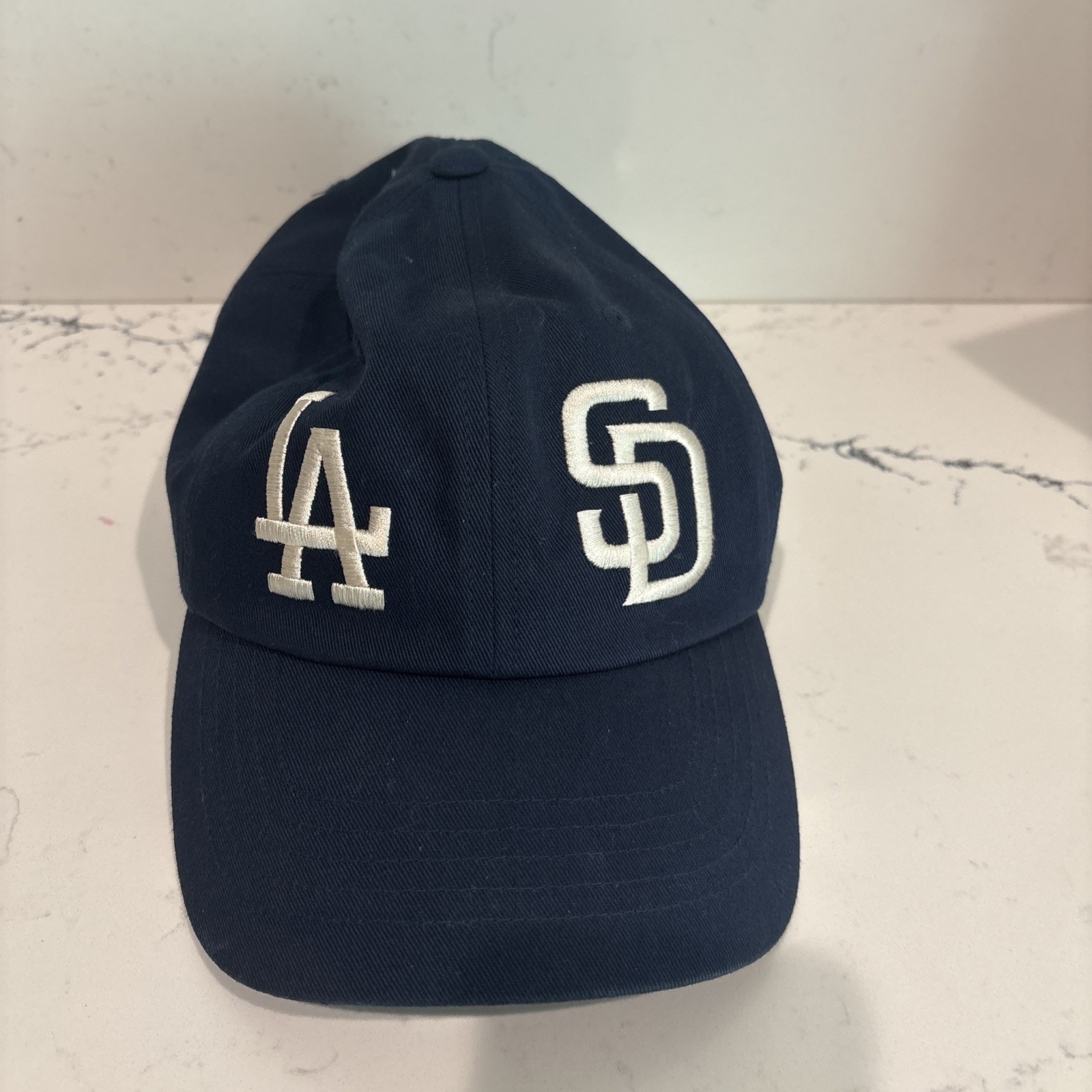 MLB Korea World Tour Seoul Series dual logo ball cap LA Dodgers and SD Padres
