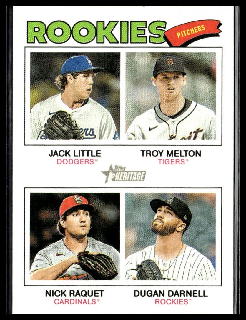 2026 Topps Heritage 387 Little Melton Raquet Darnell RC Short Print SP