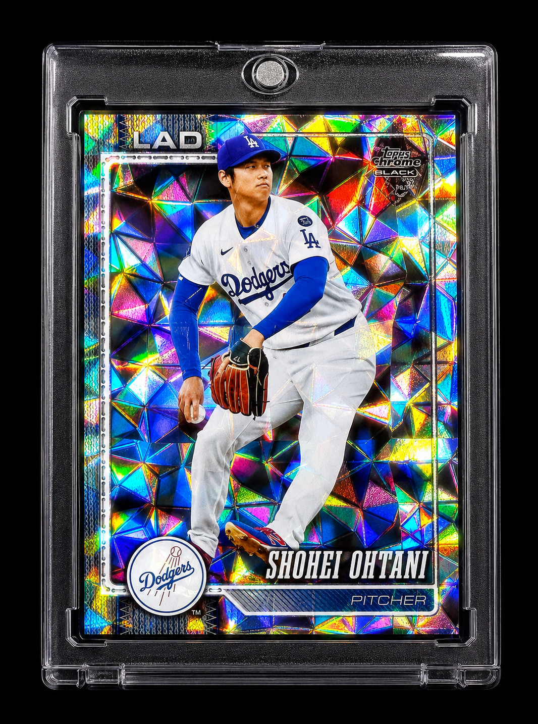 SHOHEI OTANI DIAMOND REFRACTOR SILVER HOLO Rare Topps SP Los Angeles Dodgers