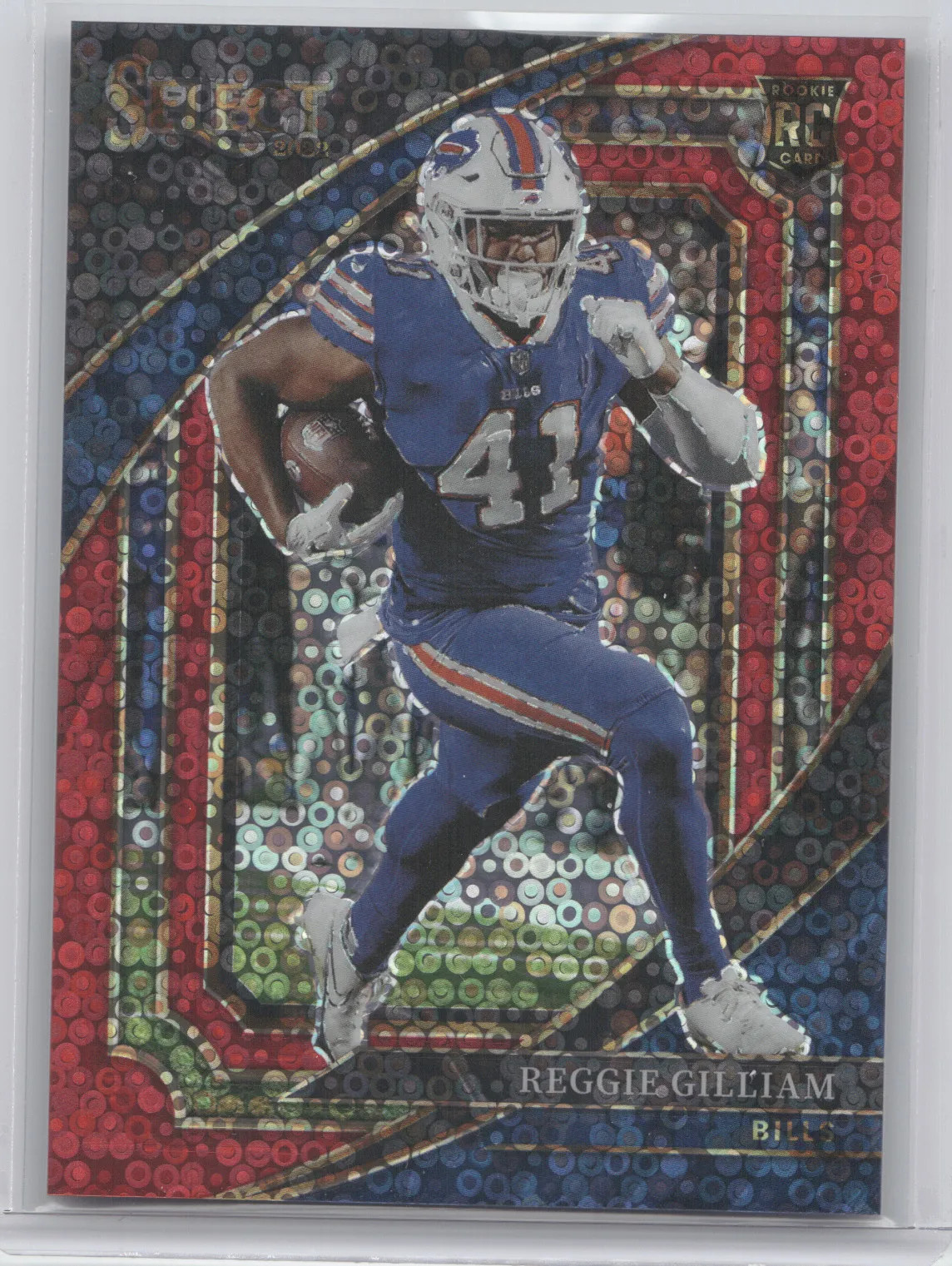 2022 Panini Select Reggie Gilliam #392 Red Disco Prizm RC 25/49