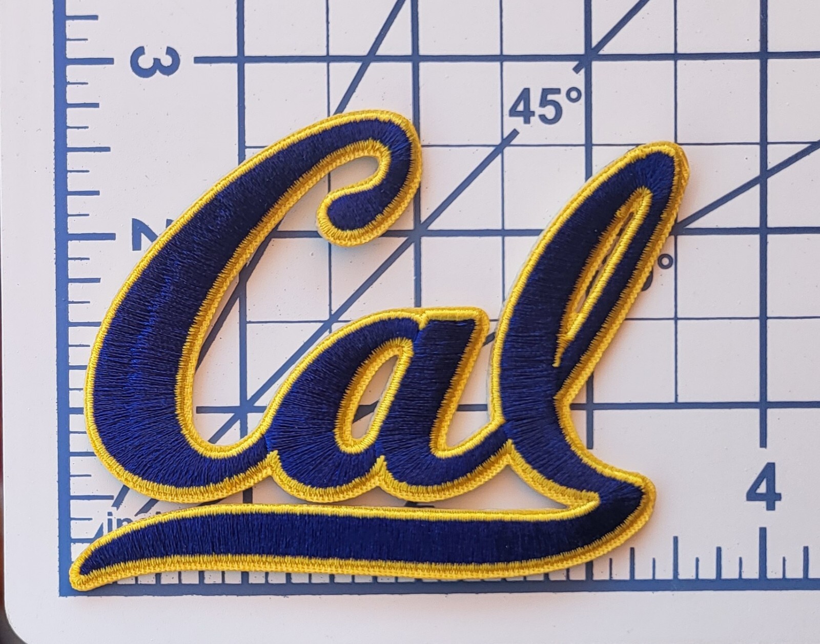 U of CA Berkeley Bears 3.5″ Iron On Embroidered Patch ~USA Seller~FREE MAILING!