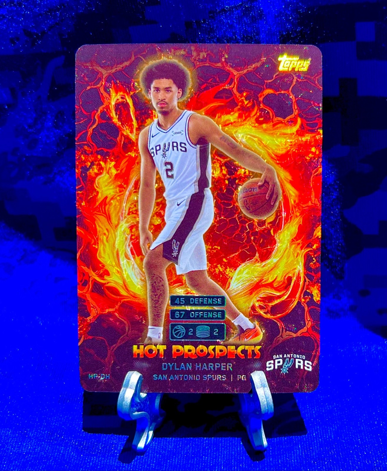 DYLAN HARPER 2025 Topps Hot Prospects HOLO FOIL #HP DH rookie SPURS