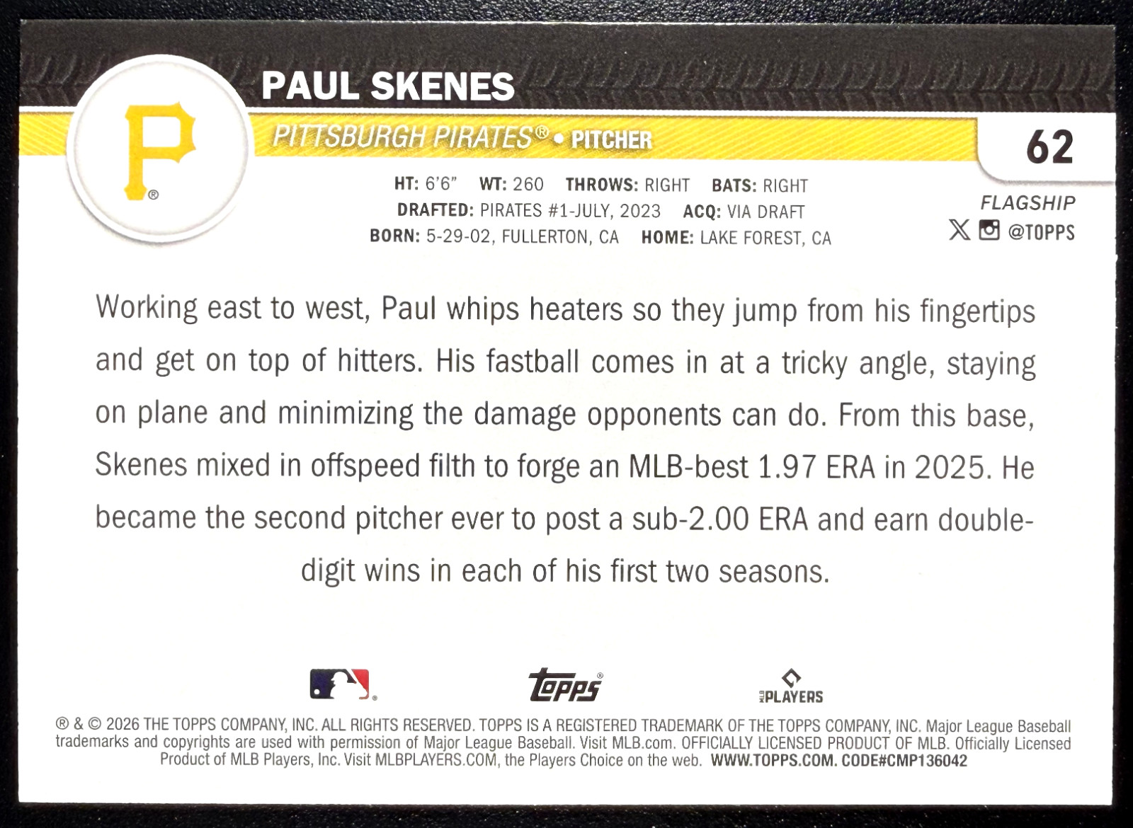 2026 Topps Flagship Collection Inserts – YOU PICK – #1-90 – Complete Your Set