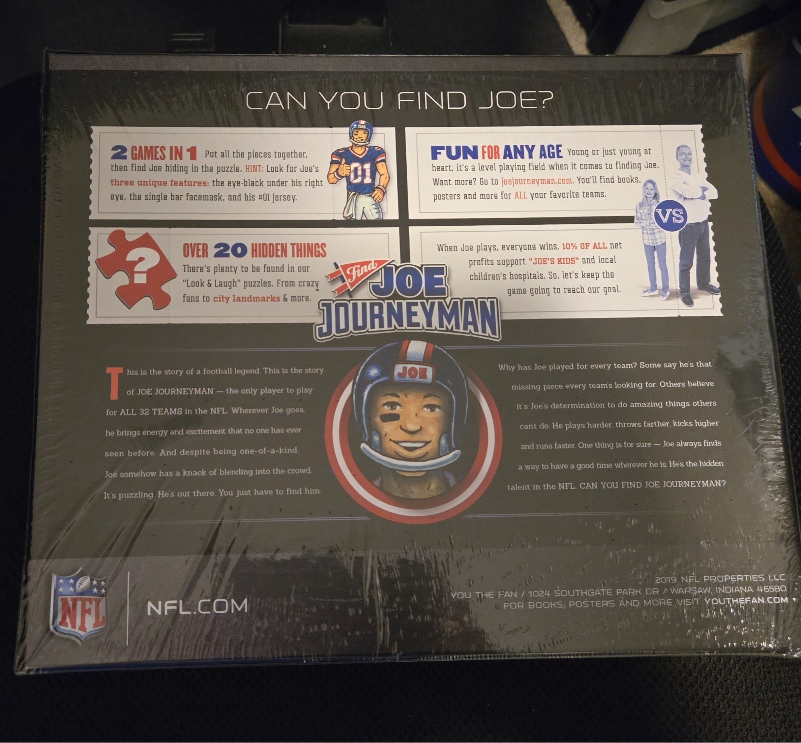 BUFFALO BILLS NFL Search Adventure Puzzle 500 pcs Joe Journeyman-Ages 6+ NEW