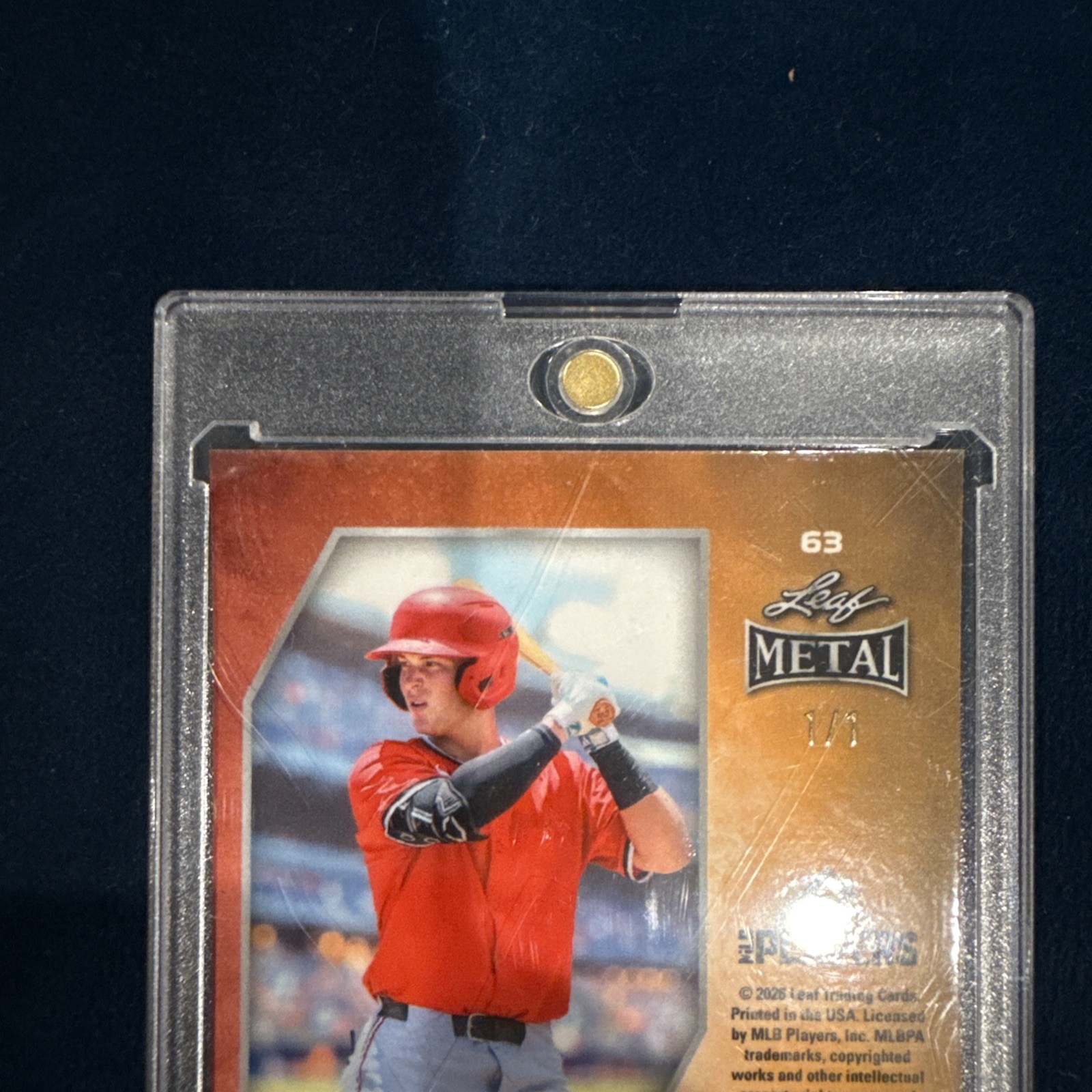 2026 Leaf Metal Eli Willits Gold Shimmer 1/1